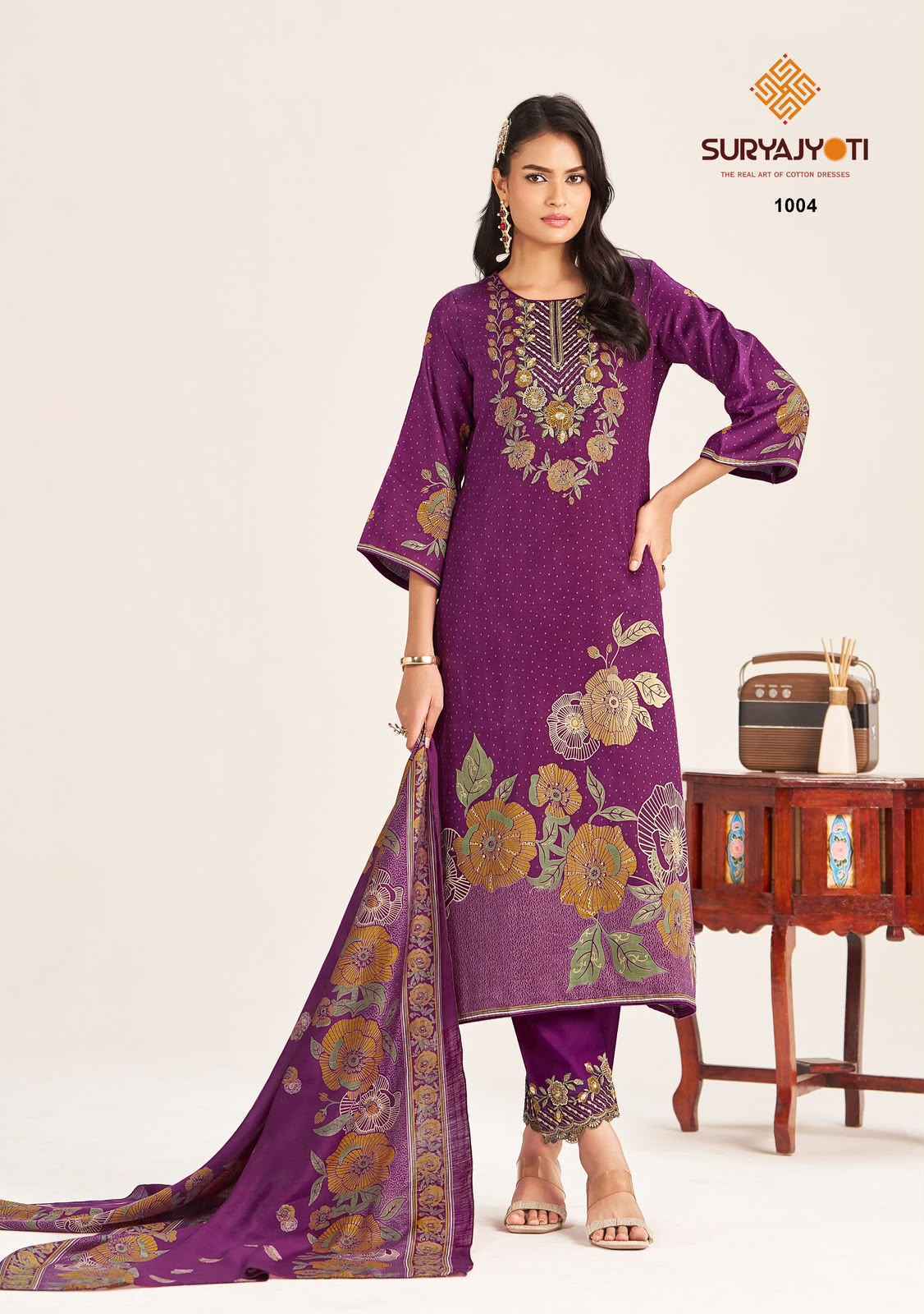 Suryajyoti Kin Kini Vol 1 Jam Satin Dress Material _ Wholesale Factory Rate ( 6 Pcs Catalog )