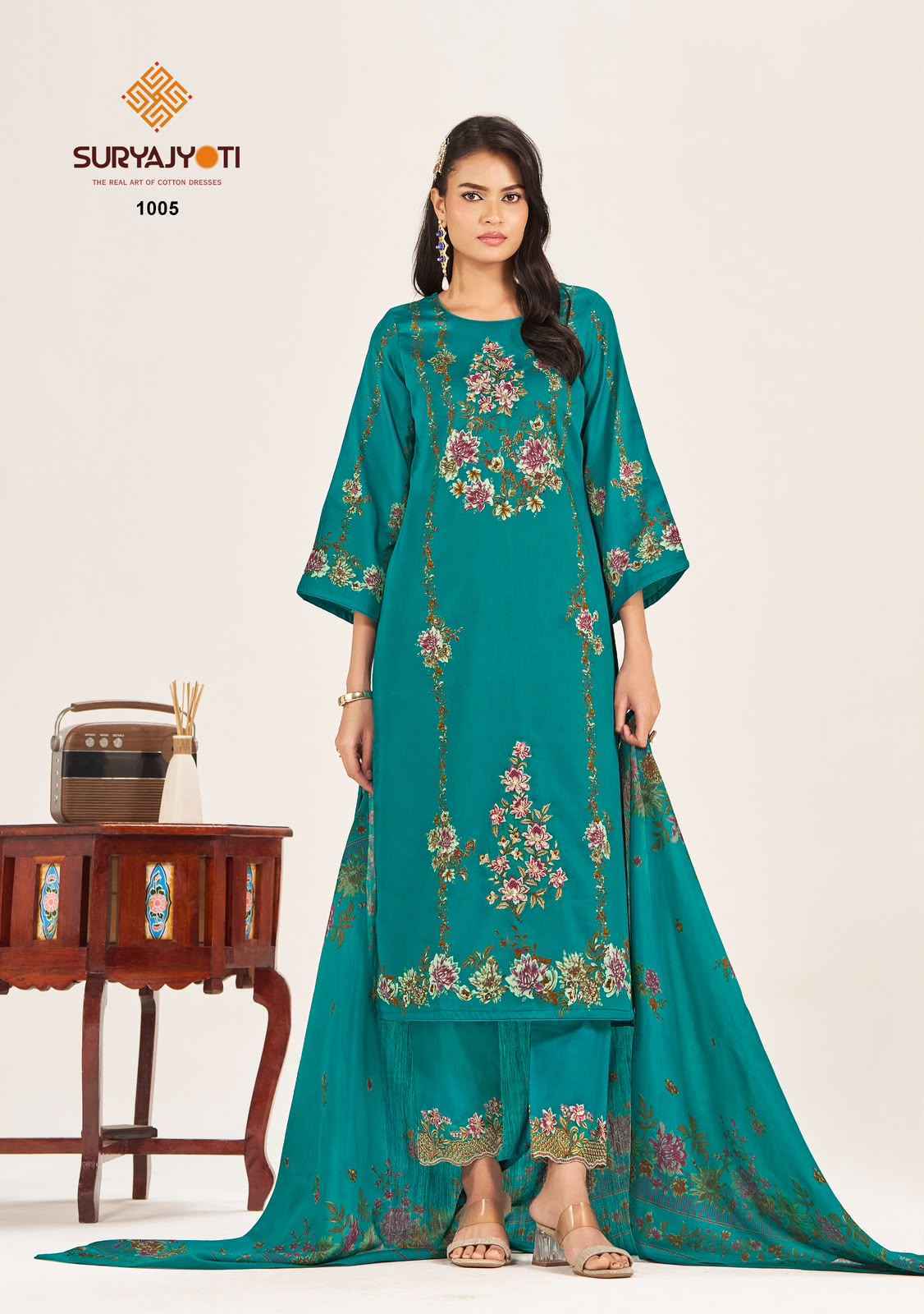 Suryajyoti Kin Kini Vol 1 Jam Satin Dress Material _ Wholesale Factory Rate ( 6 Pcs Catalog )