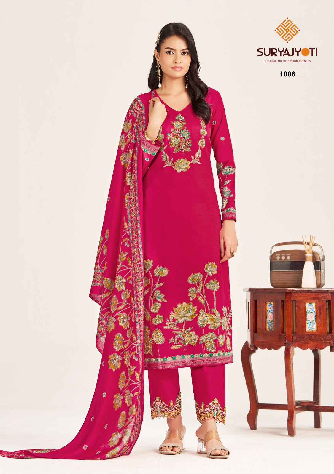 Suryajyoti Kin Kini Vol 1 Jam Satin Dress Material _ Wholesale Factory Rate ( 6 Pcs Catalog )