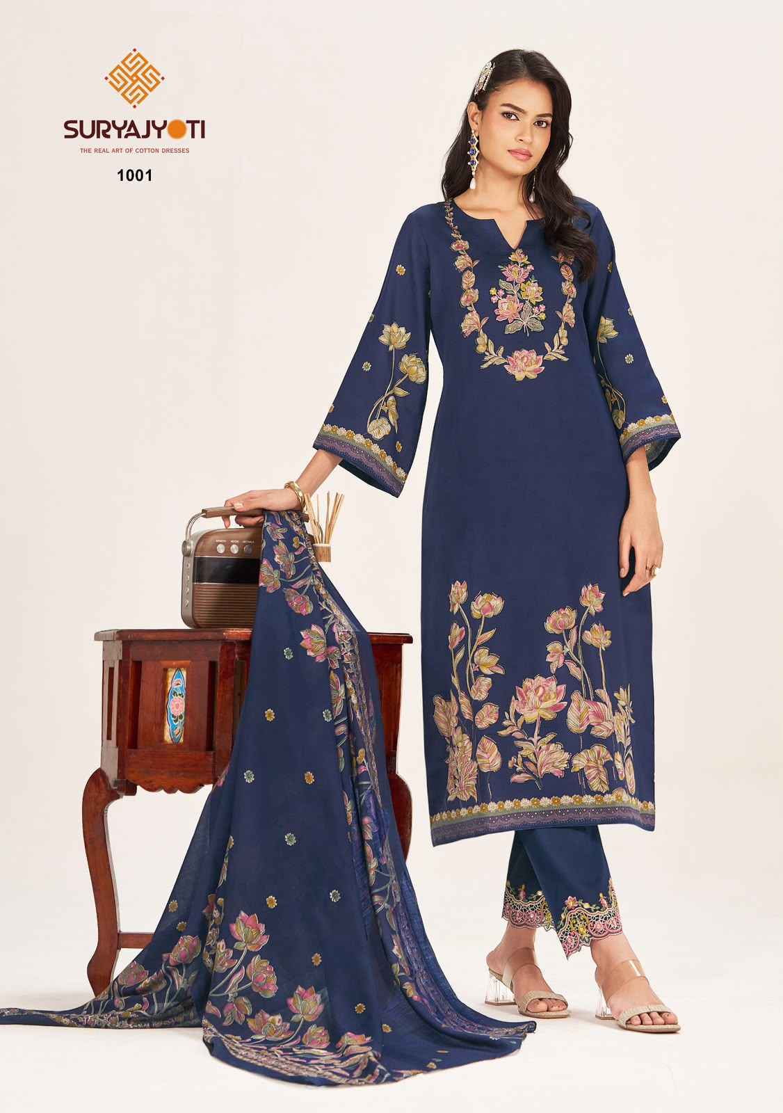 Suryajyoti Kin Kini Vol 1 Jam Satin Dress Material _ Wholesale Factory Rate ( 6 Pcs Catalog )