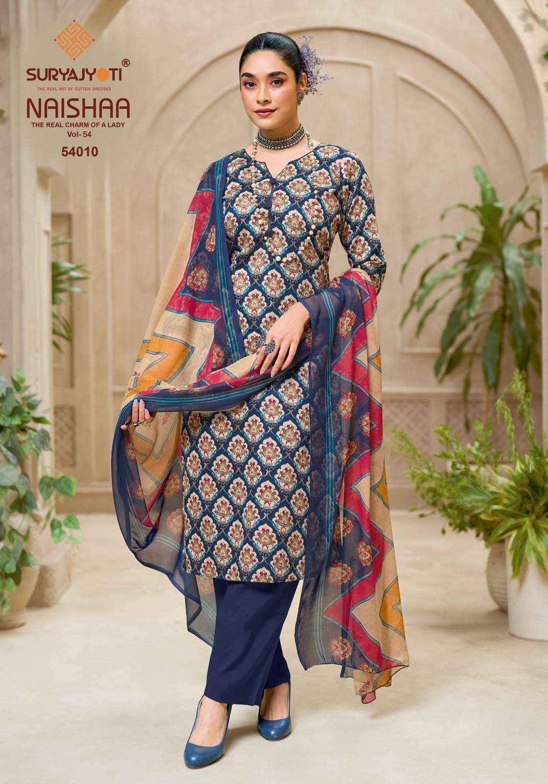 Suryajyoti Naishaa Vol 54 Wholesale | factory direct wholesale clothing india price