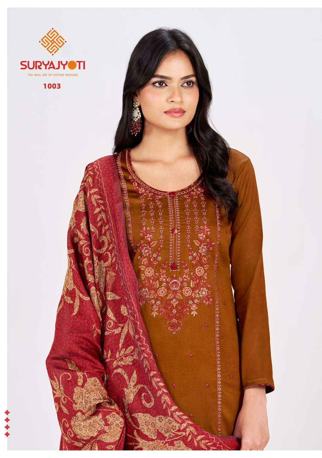 Suryajyoti Parakh Vol 1 - Jam Satin Salwar Suit Dress Material ( 6 Pcs Catalog )