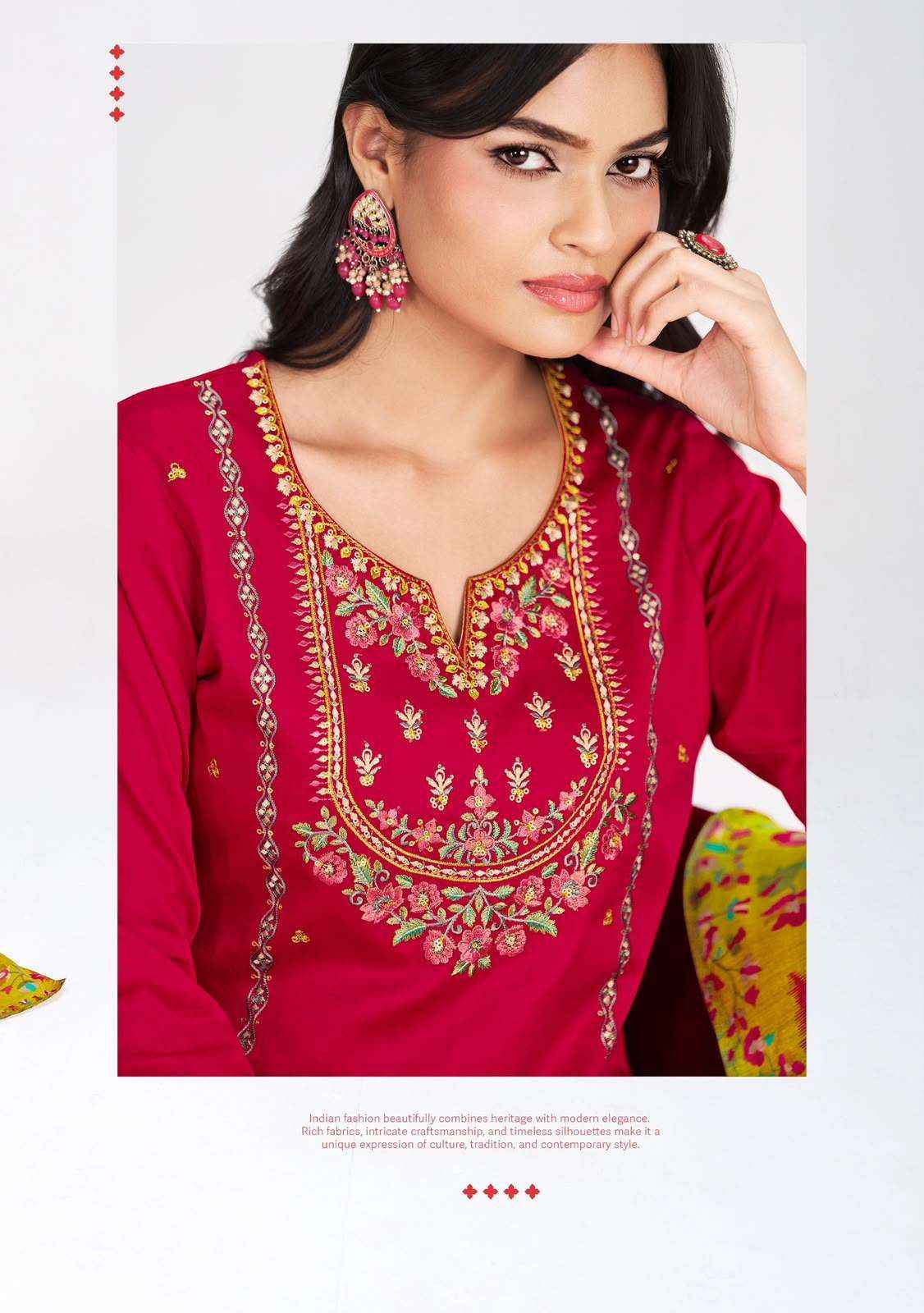 Suryajyoti Parakh Vol 1 - Jam Satin Salwar Suit Dress Material ( 6 Pcs Catalog )