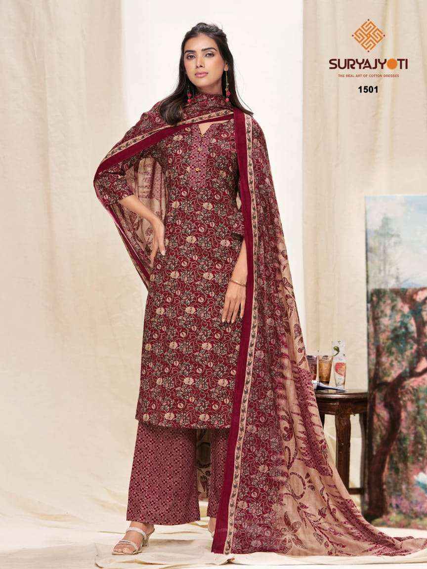 Suryajyoti Preyasi Vol 15 Cotton Suits Wholesale Price | Wholesale Factory