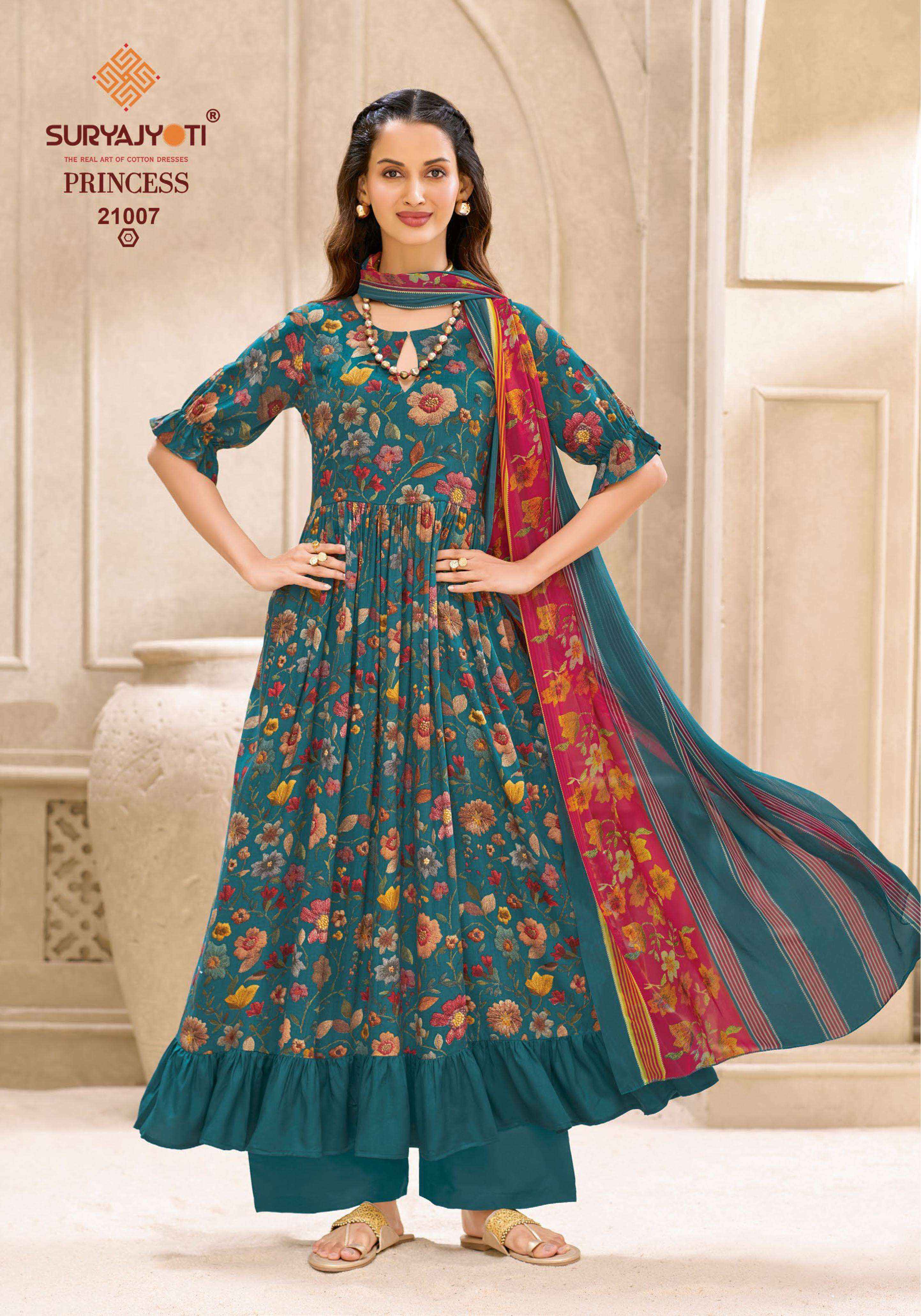 Suryajyoti Princess Vol 21 - Wholesale Rayon Dress Material ( 10 pcs Catalog )