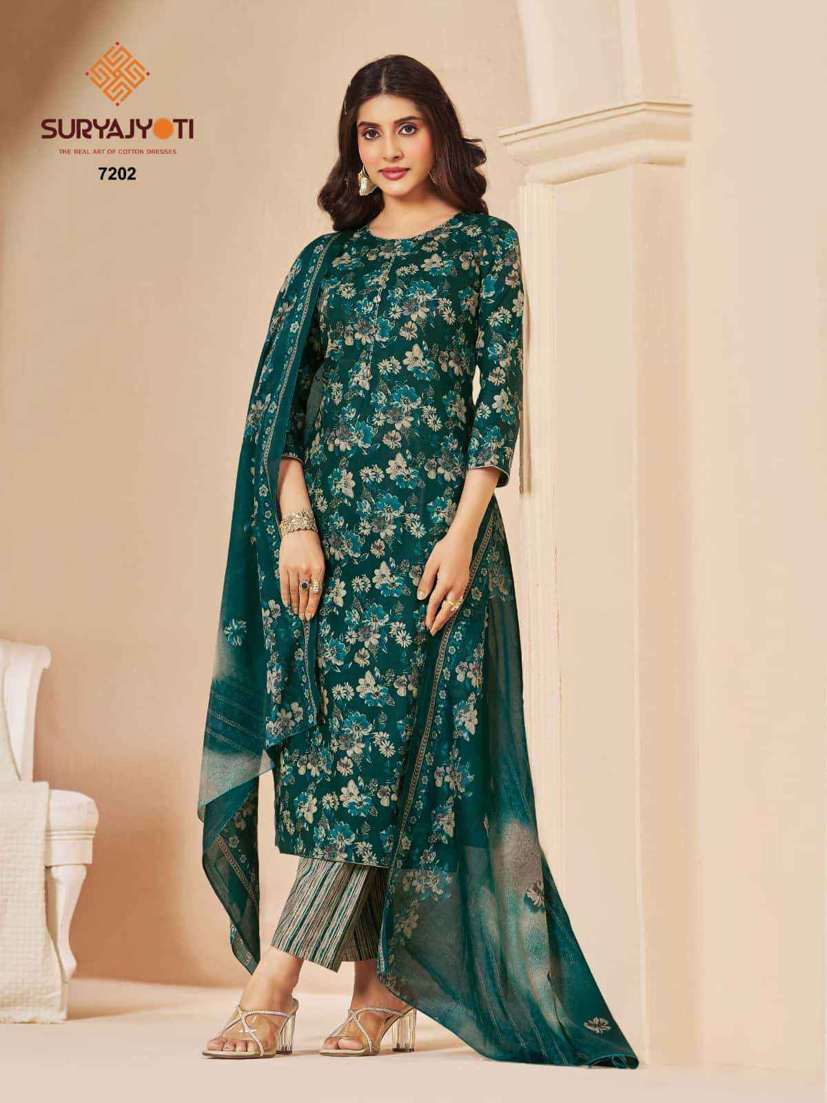 Suryajyoti Trendy Cotton Vol 72 - Wholesale Readymade Suits ( 20 Pcs Catalog )