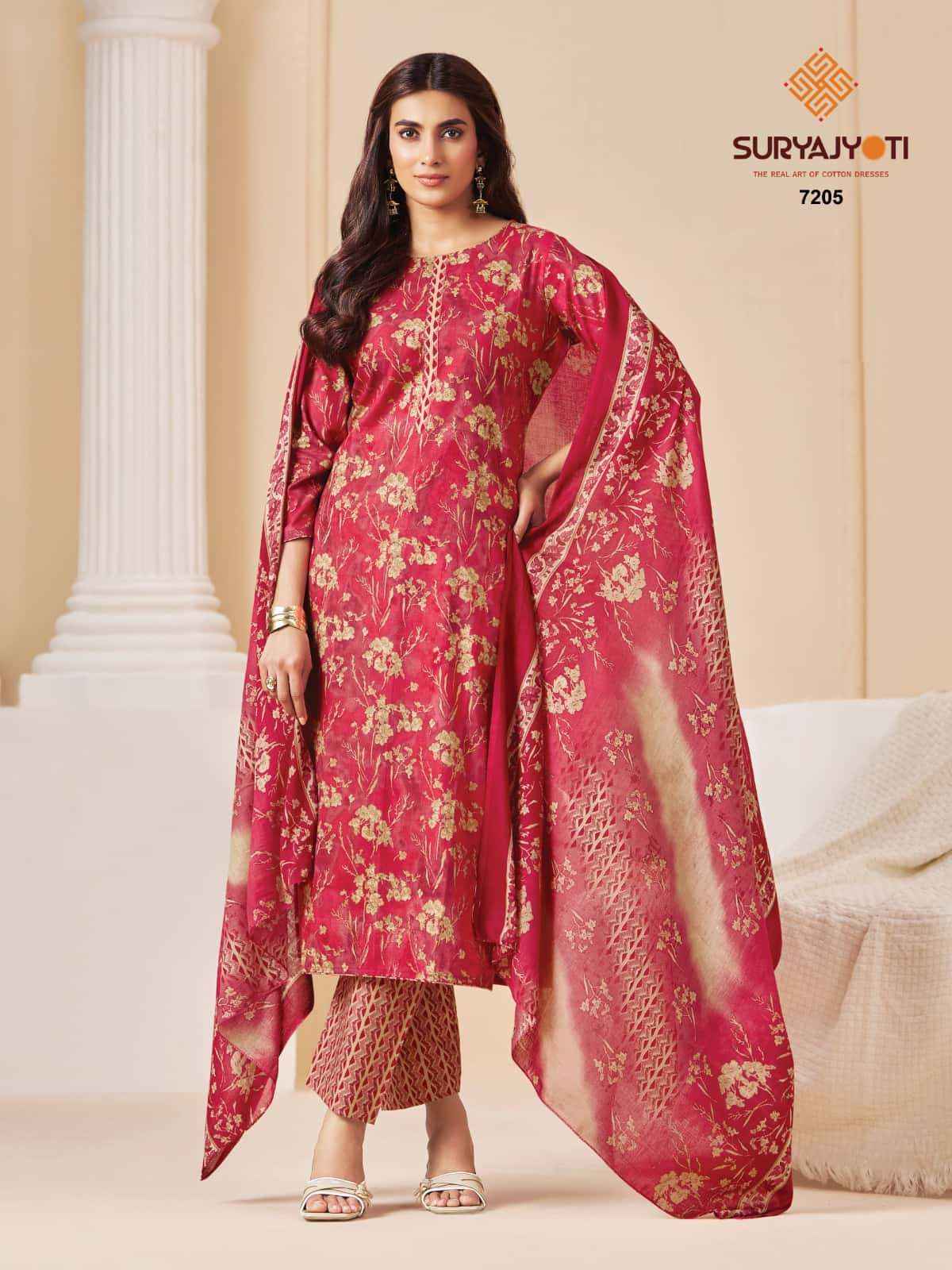 Suryajyoti Trendy Cotton Vol 72 - Wholesale Readymade Suits ( 20 Pcs Catalog )