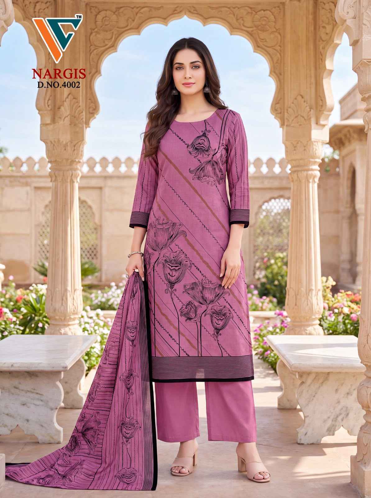 Vandana Creation Nargis Vol 4 Cotton Dress Material 8 pcs Catalogue