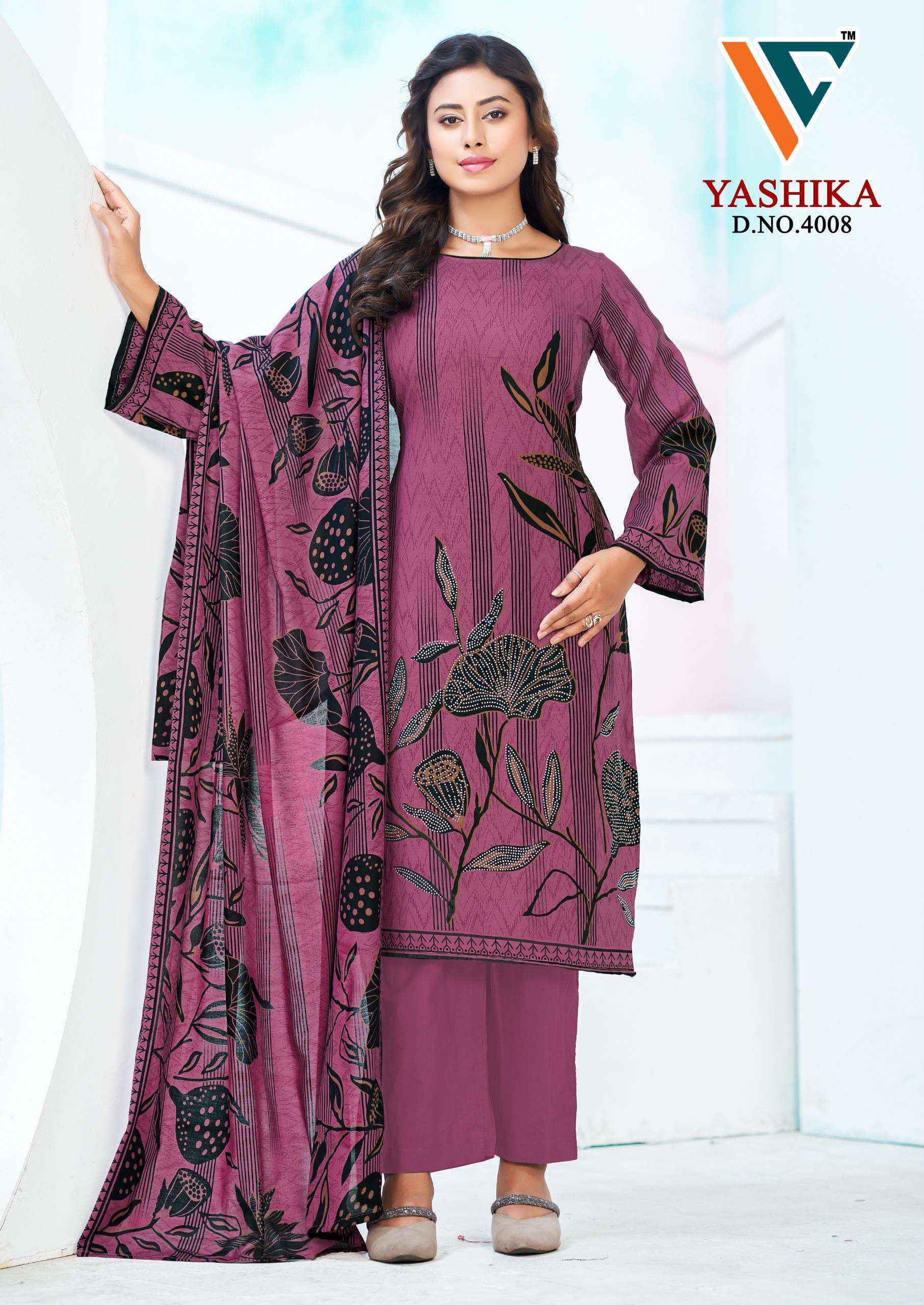 Vandana Creation Yashika Vol 4 Cotton Dress Material _ Wholesale Factory Rate ( 8 Pcs Catalog )