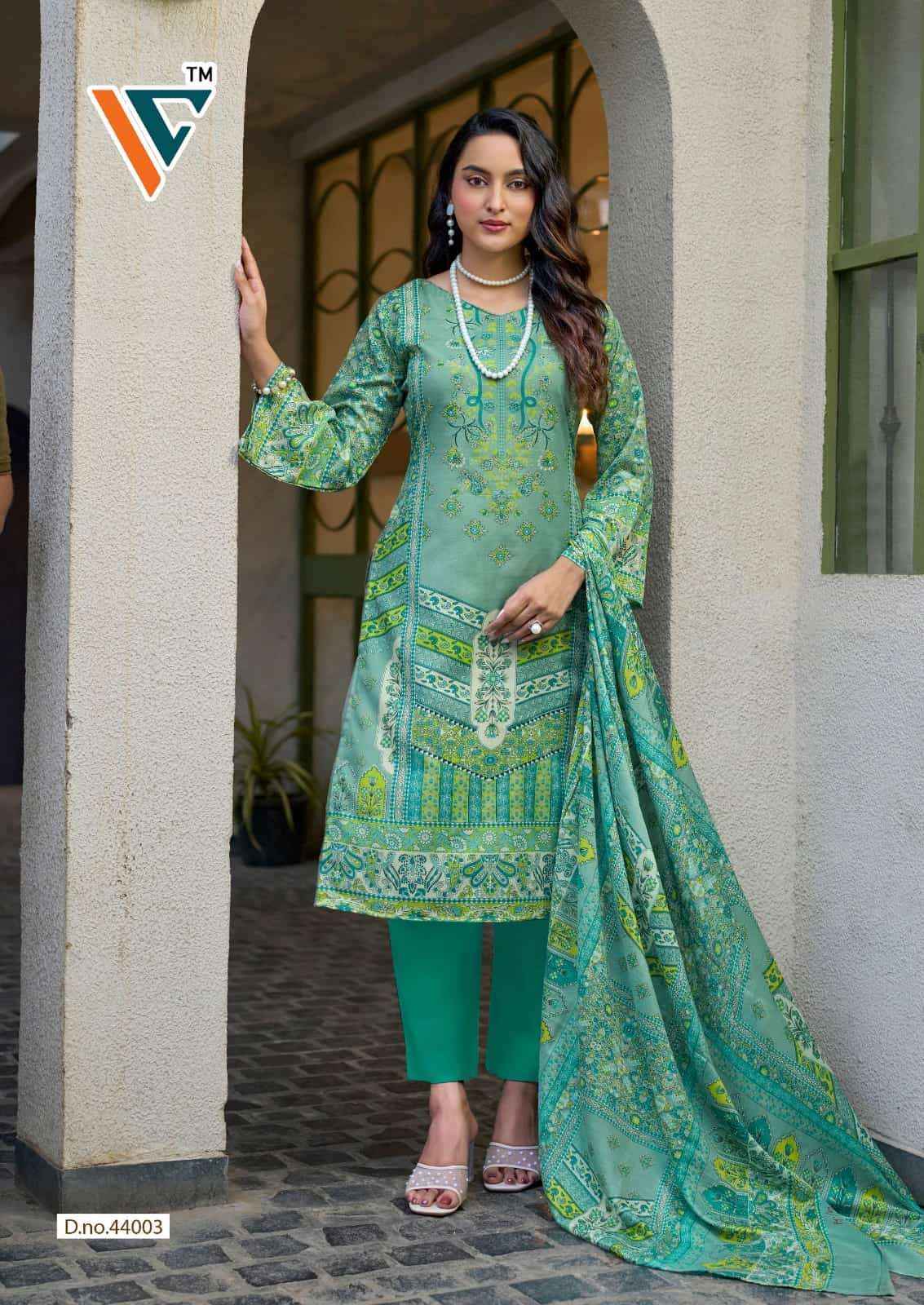 Vandana Fashion Karachi King Vol 44 Cotton Printed Dress Material _ Wholesale Factory Rate ( 8 Pcs Catalog )