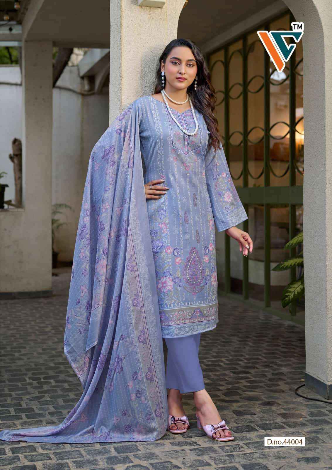 Vandana Fashion Karachi King Vol 44 Cotton Printed Dress Material _ Wholesale Factory Rate ( 8 Pcs Catalog )