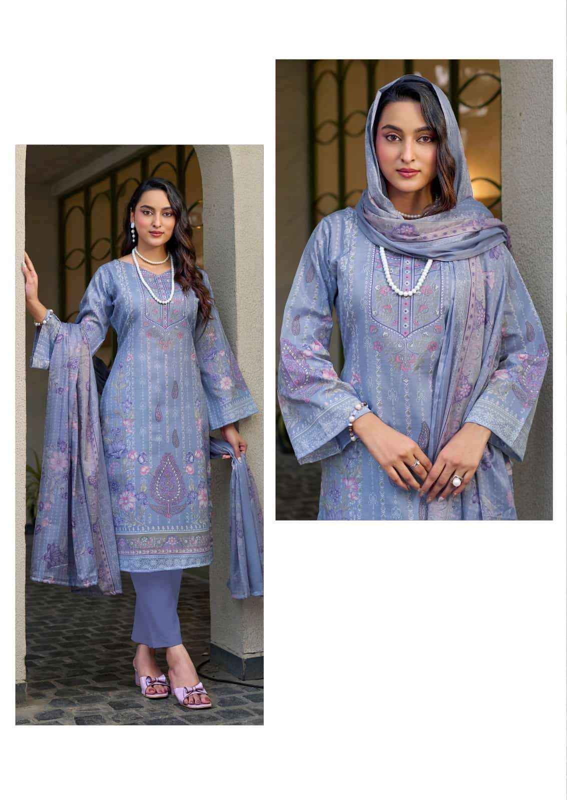 Vandana Fashion Karachi King Vol 44 Cotton Printed Dress Material _ Wholesale Factory Rate ( 8 Pcs Catalog )