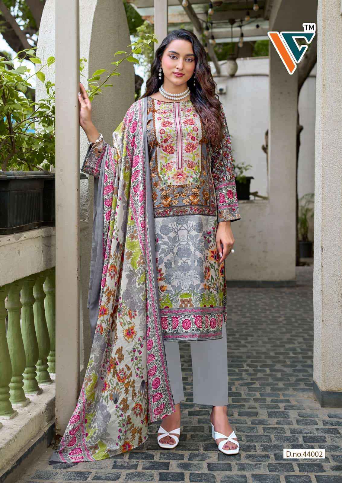 Vandana Fashion Karachi King Vol 44 Cotton Printed Dress Material _ Wholesale Factory Rate ( 8 Pcs Catalog )