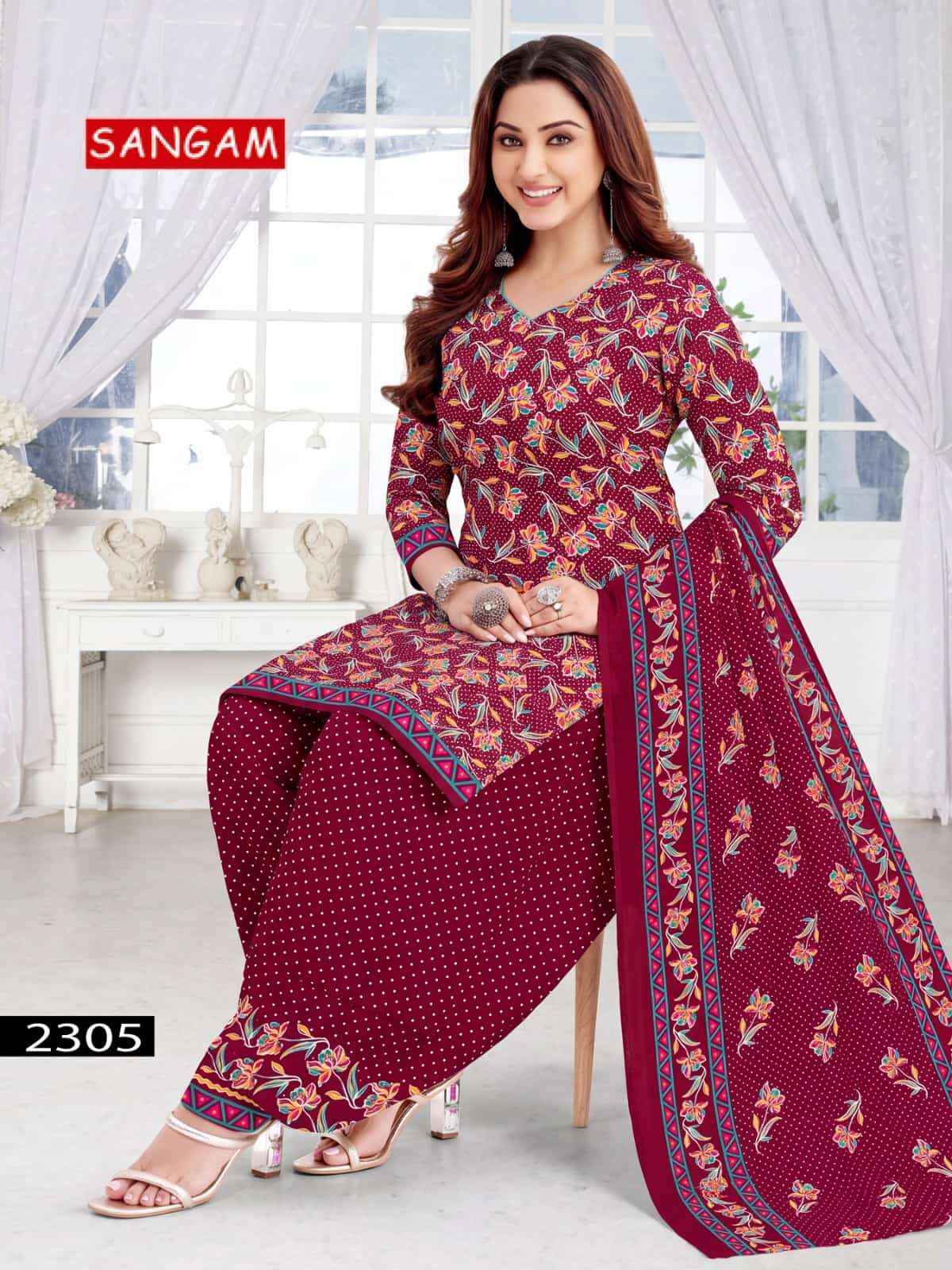 Vandana Fashion Sangam Vol 23 Printed Cotton Dress Material _ Wholesale Factory Rate ( 8 Pcs Catalog )