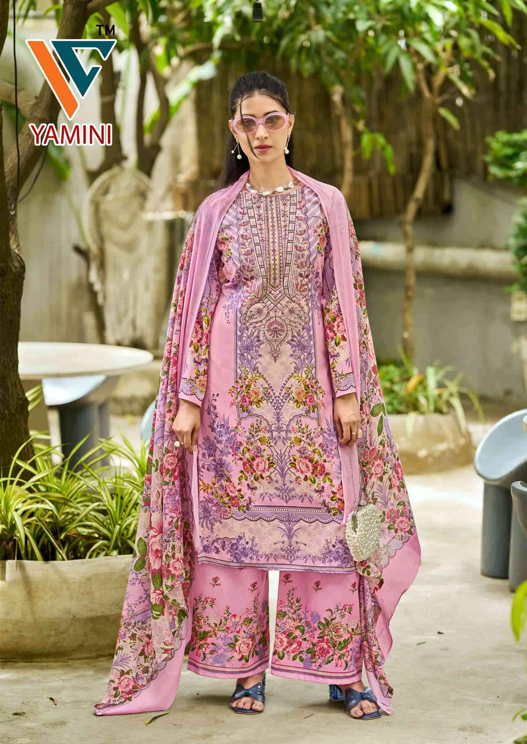 Vandana Fashion Yamini Vol 1 Fancy Cotton Dress Material _ Wholesale Factory Rate ( 8 Pcs Catalog )