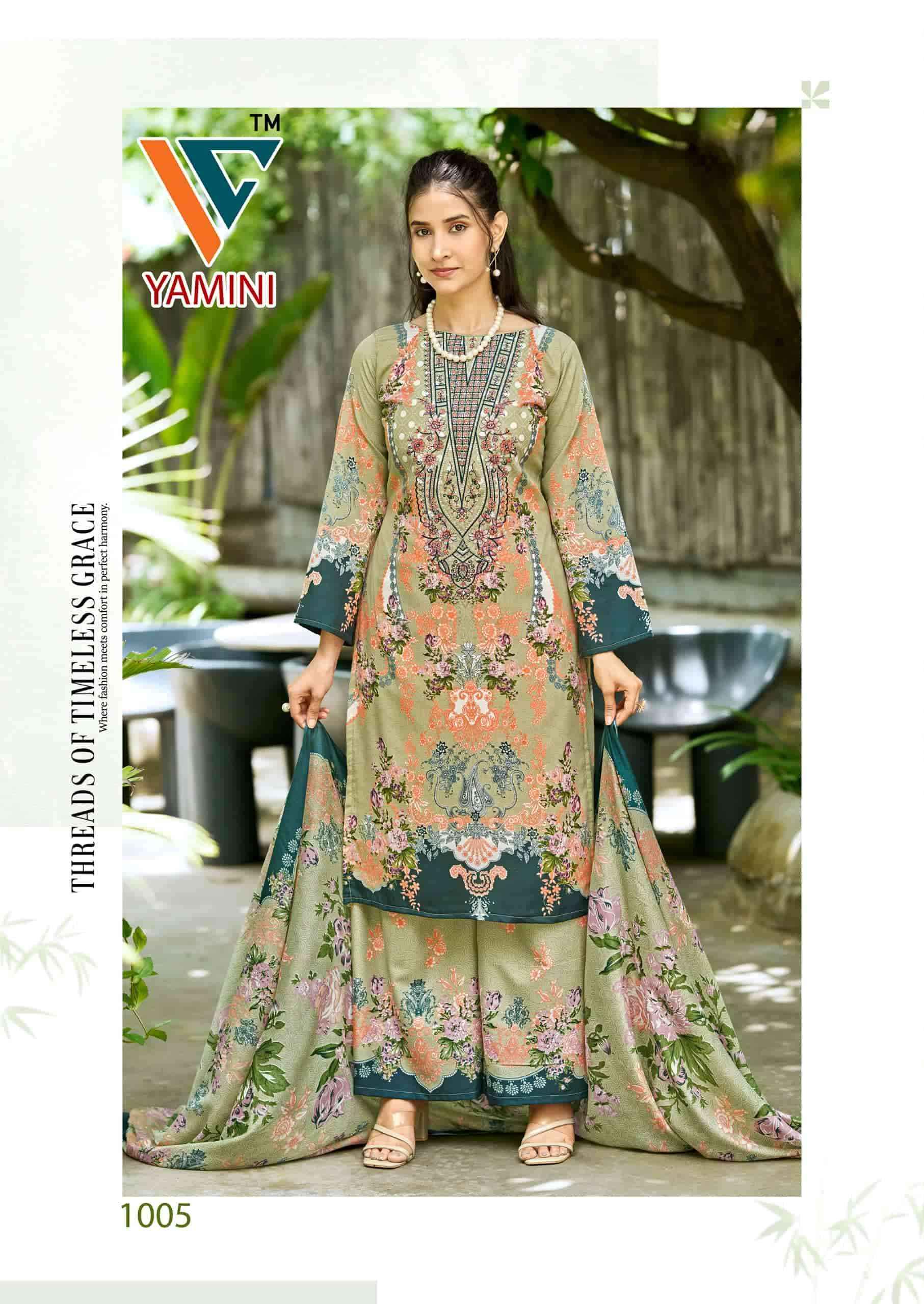 Vandana Fashion Yamini Vol 1 Fancy Cotton Dress Material _ Wholesale Factory Rate ( 8 Pcs Catalog )