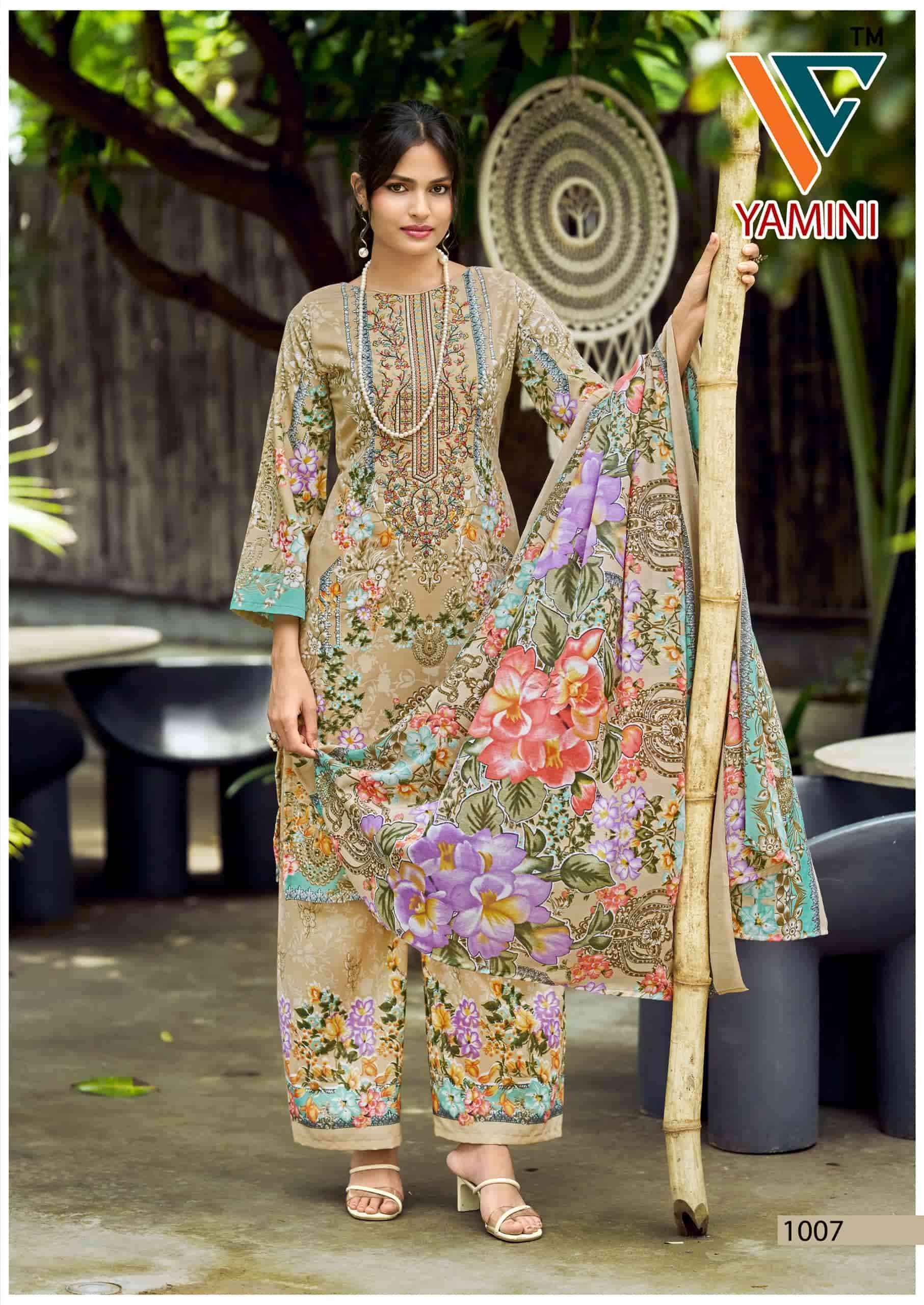 Vandana Fashion Yamini Vol 1 Fancy Cotton Dress Material _ Wholesale Factory Rate ( 8 Pcs Catalog )