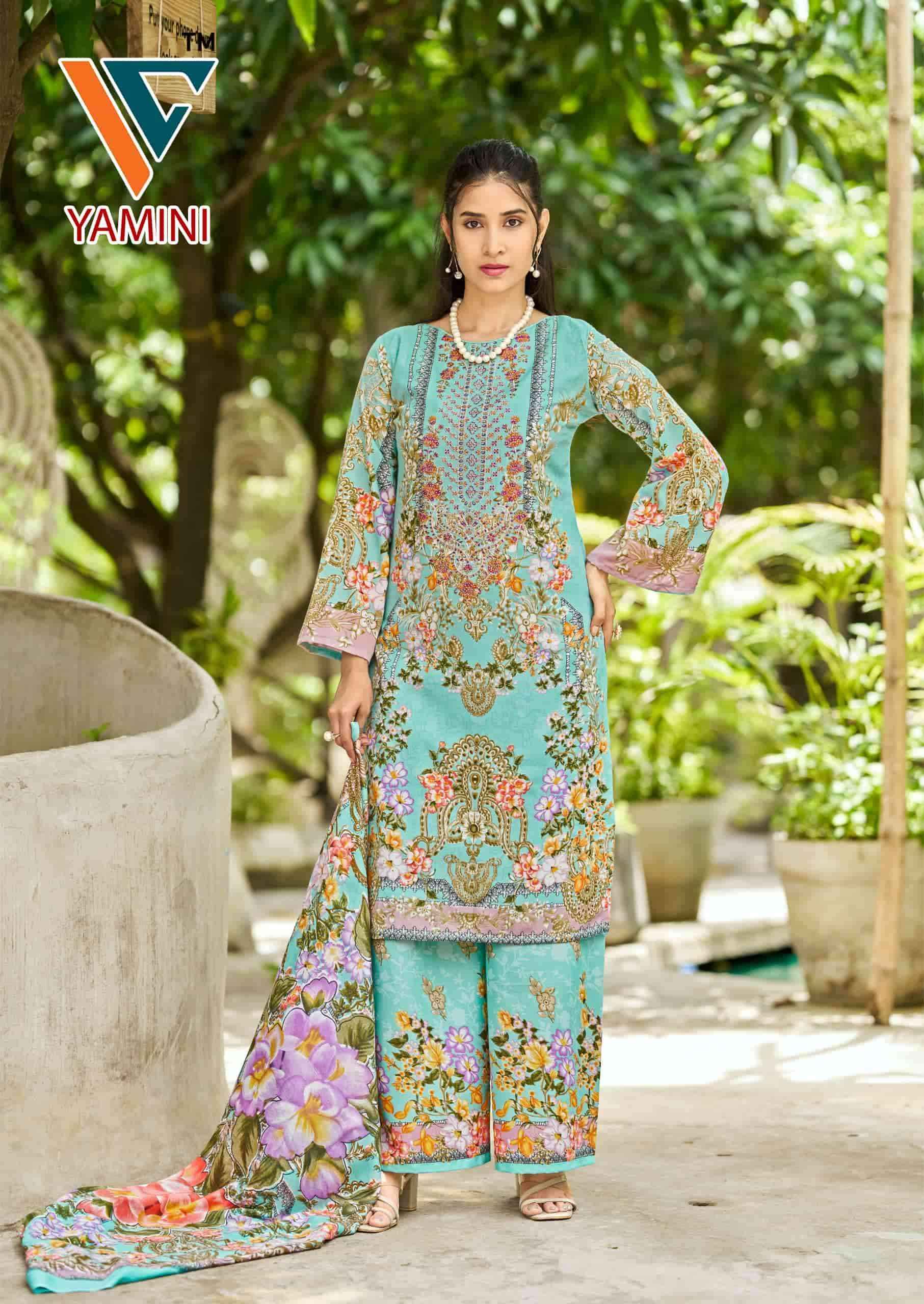 Vandana Fashion Yamini Vol 1 Fancy Cotton Dress Material _ Wholesale Factory Rate ( 8 Pcs Catalog )