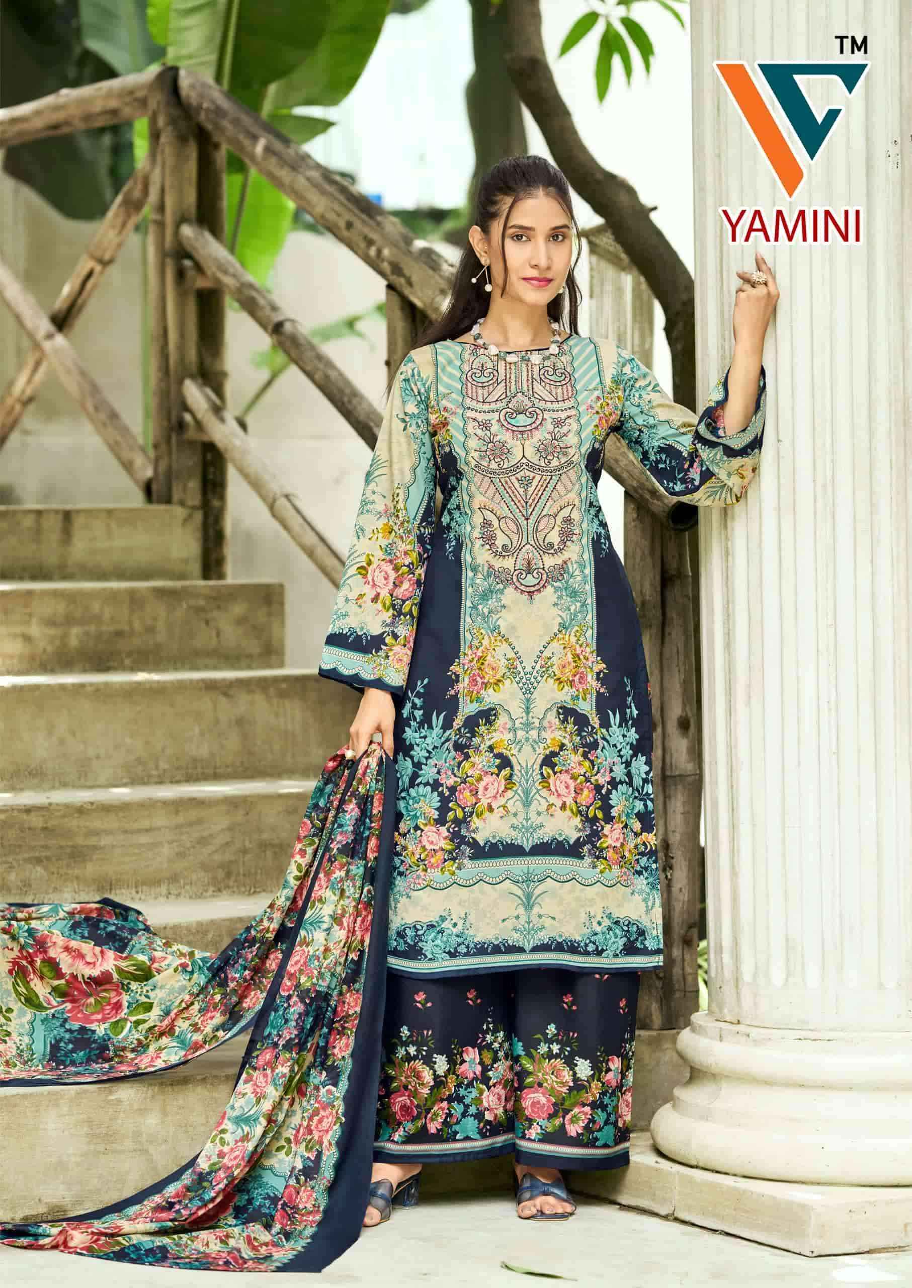 Vandana Fashion Yamini Vol 1 Fancy Cotton Dress Material _ Wholesale Factory Rate ( 8 Pcs Catalog )