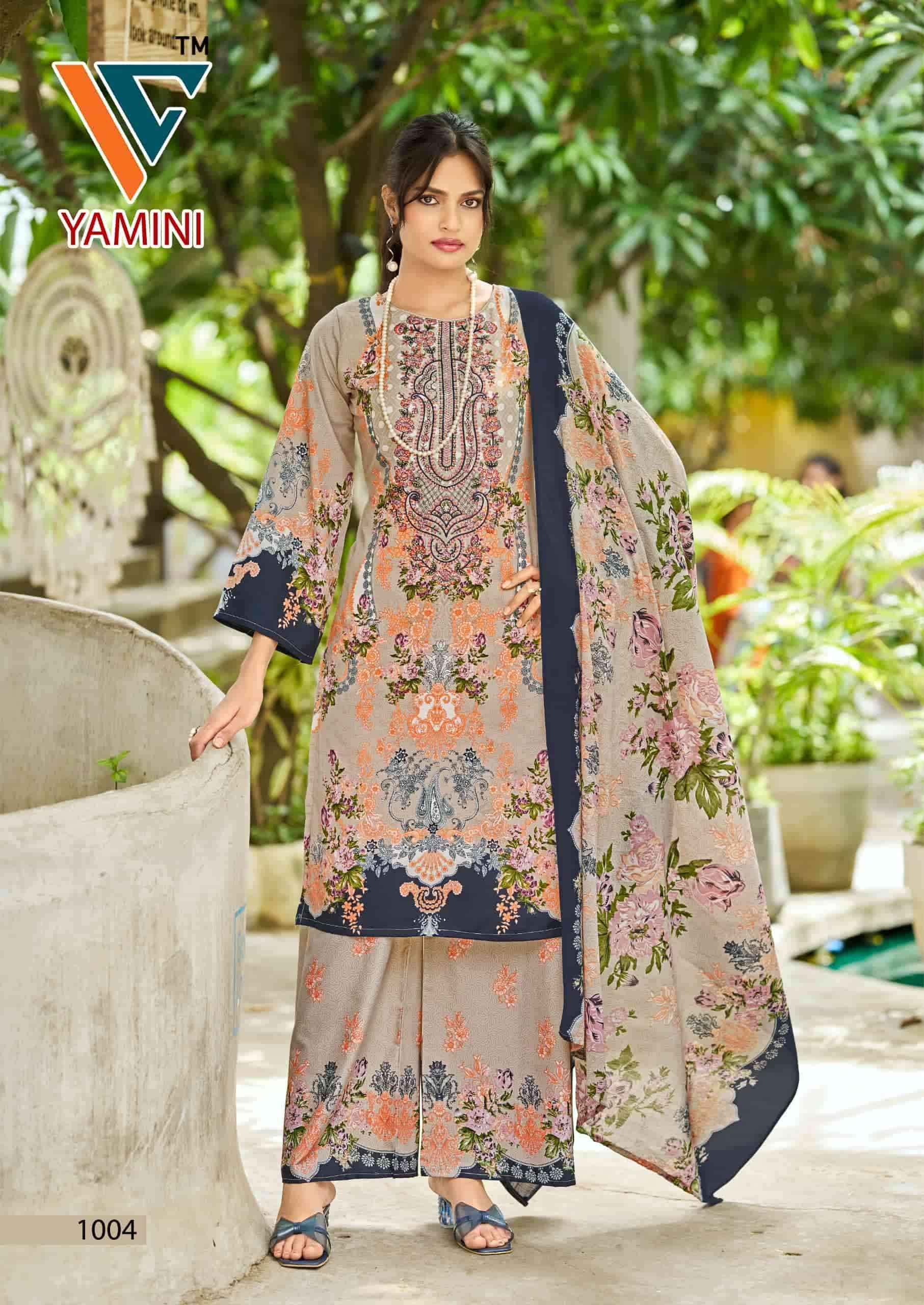 Vandana Fashion Yamini Vol 1 Fancy Cotton Dress Material _ Wholesale Factory Rate ( 8 Pcs Catalog )
