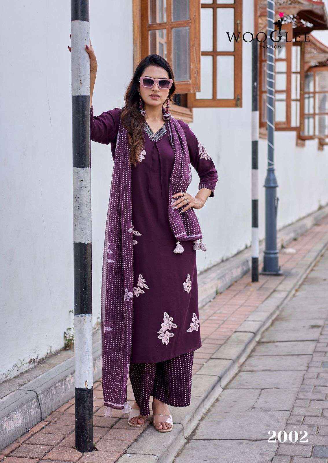 Wooglee Fashion Vasudha Rayon Kurti | surat textile market ( 6 pcs Catalogue )
