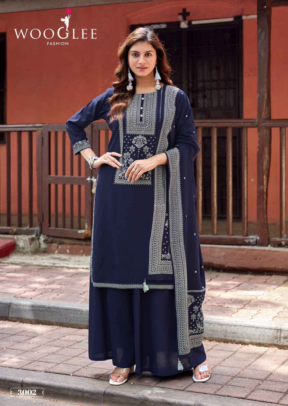 Wooglee Maharani Rayon Kurti Combo Set _ Wholesale Factory Rate ( 4 Pcs Catalog )