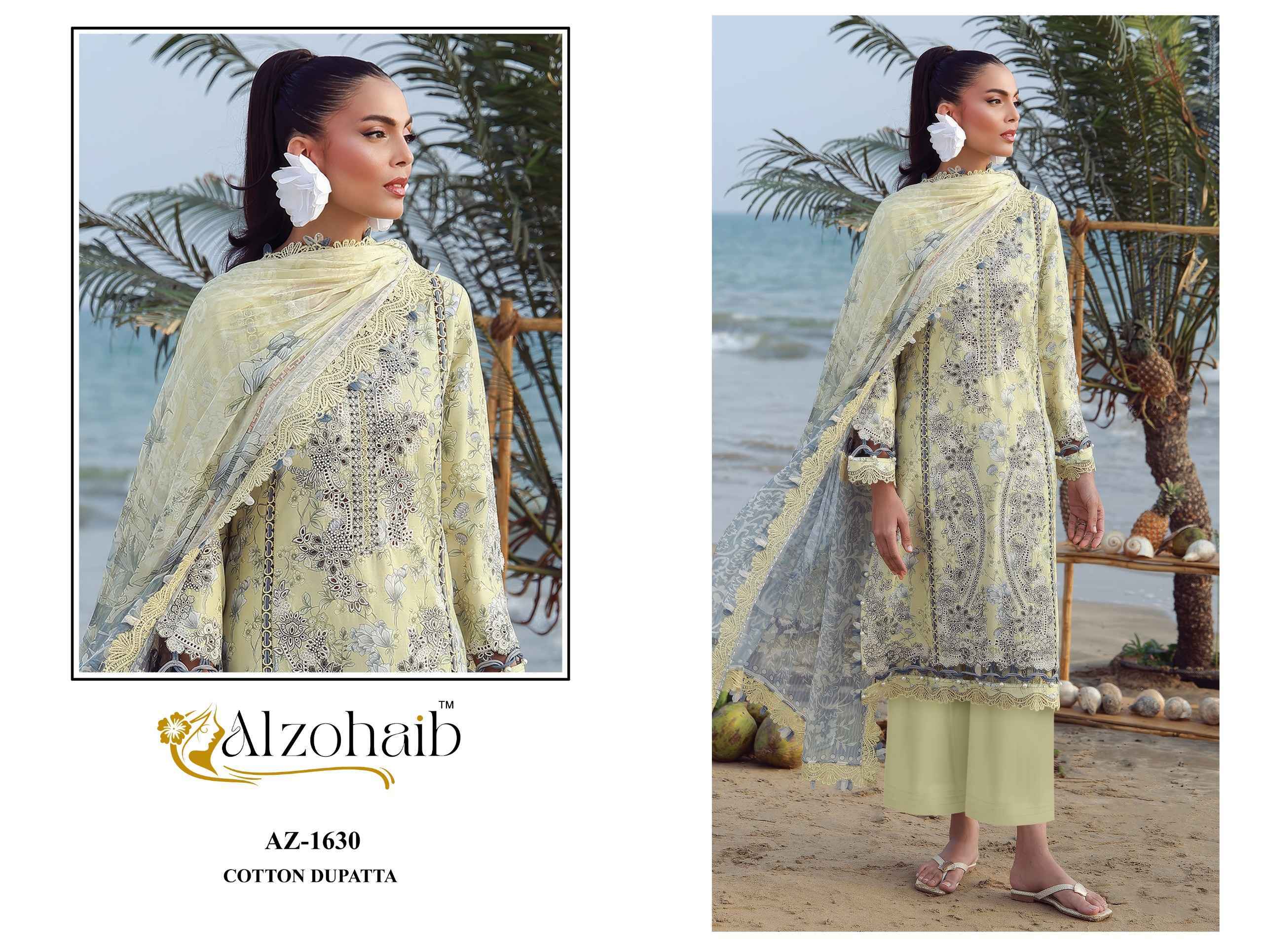 Al Zohaib Elaf Vol 1 Cotton Dress Material 4 pcs Catalog
