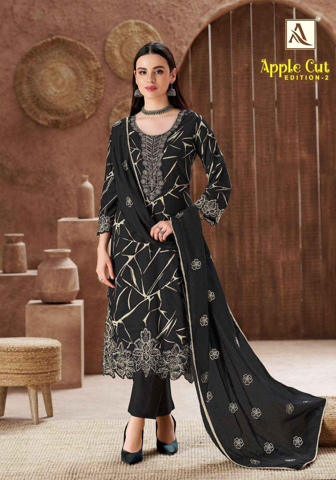 Alok Suit Apple Cut Edition 2 Rayon Dress Material 6 Pcs Catalog | Surat Textile Market