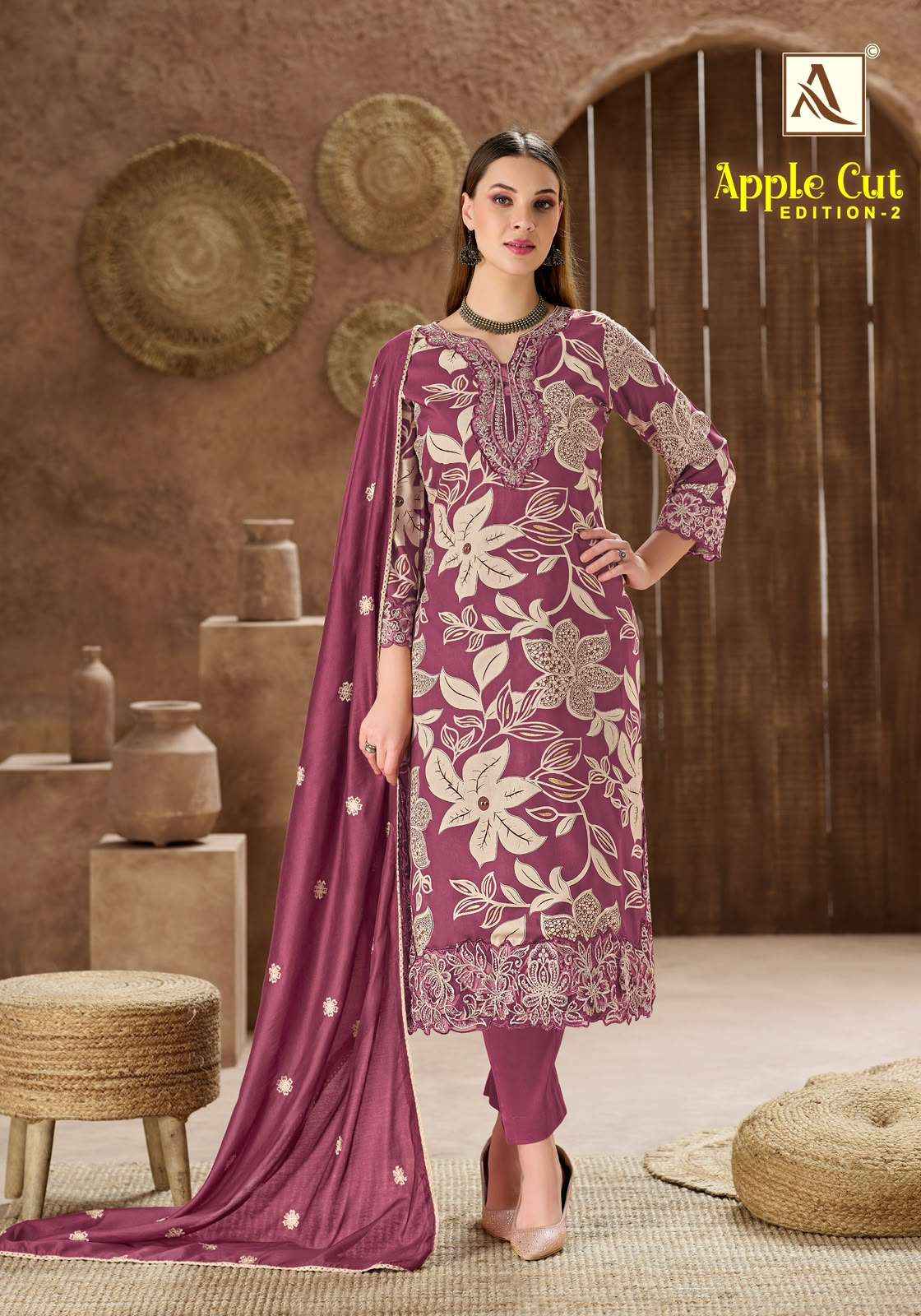 Alok Suit Apple Cut Edition 2 Rayon Dress Material 6 Pcs Catalog | Surat Textile Market