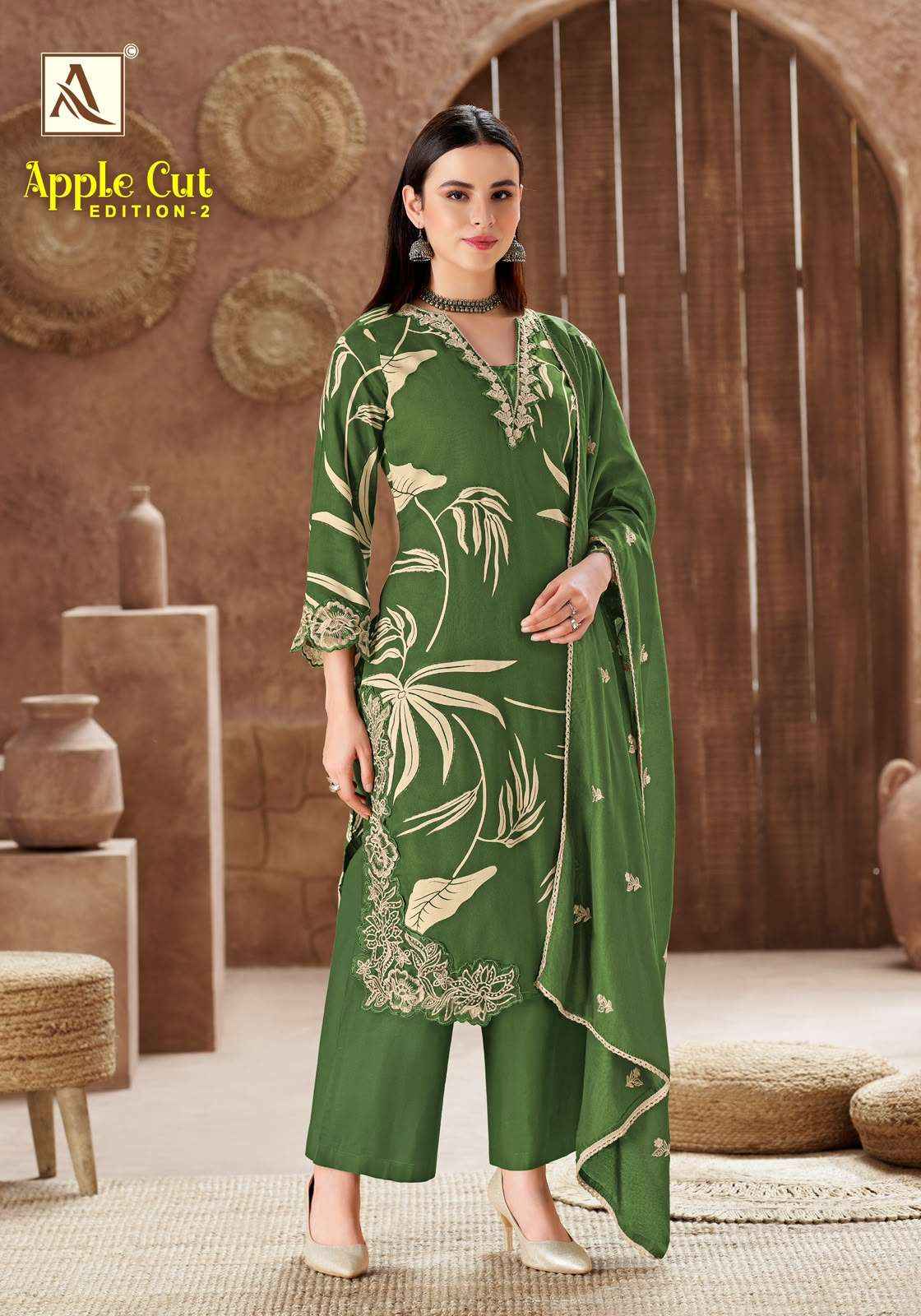 Alok Suit Apple Cut Edition 2 Rayon Dress Material 6 Pcs Catalog | Surat Textile Market