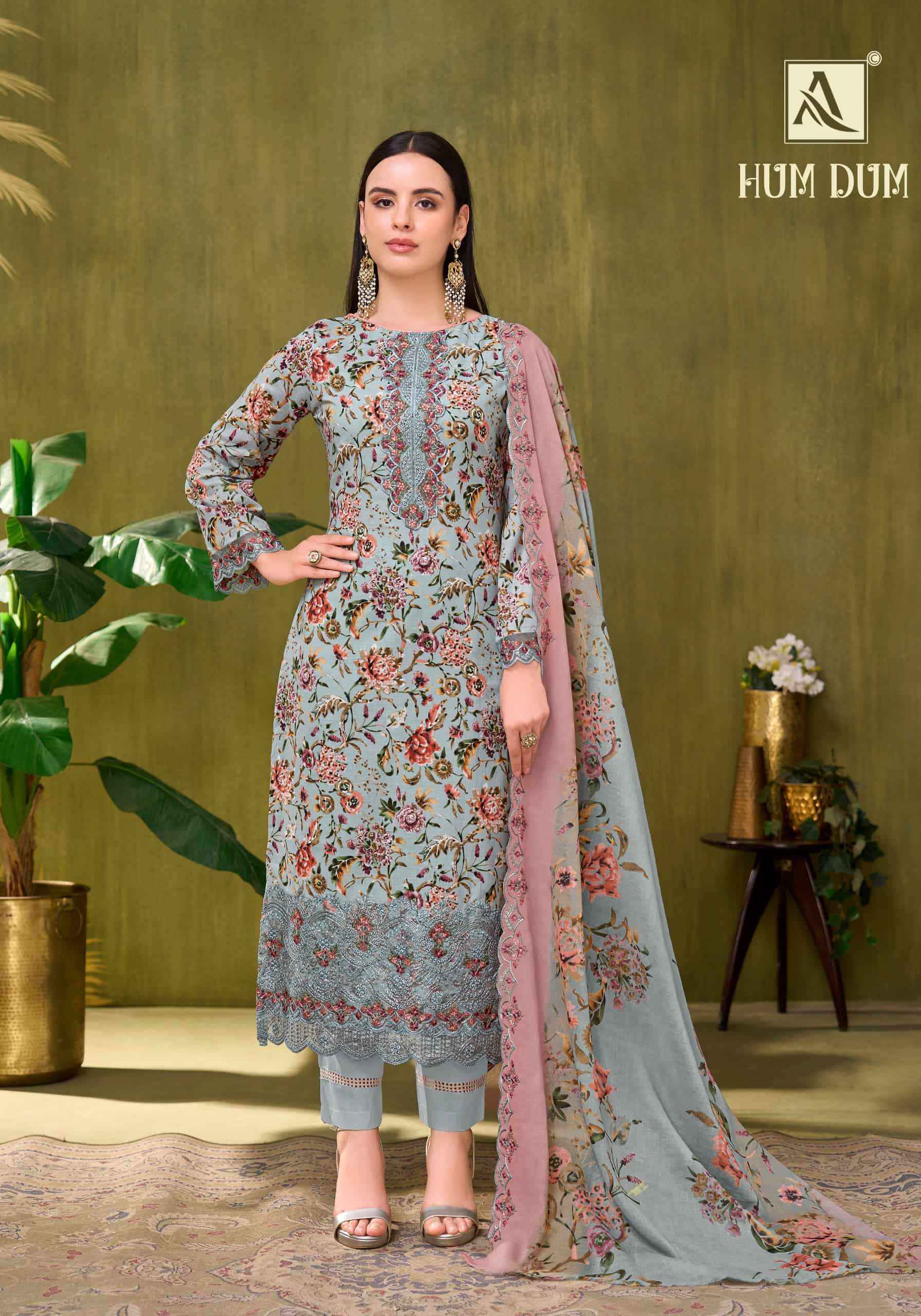 Alok Suit Hum Dum Pure Cotton Dress Dress Material 8 Pcs Catalog