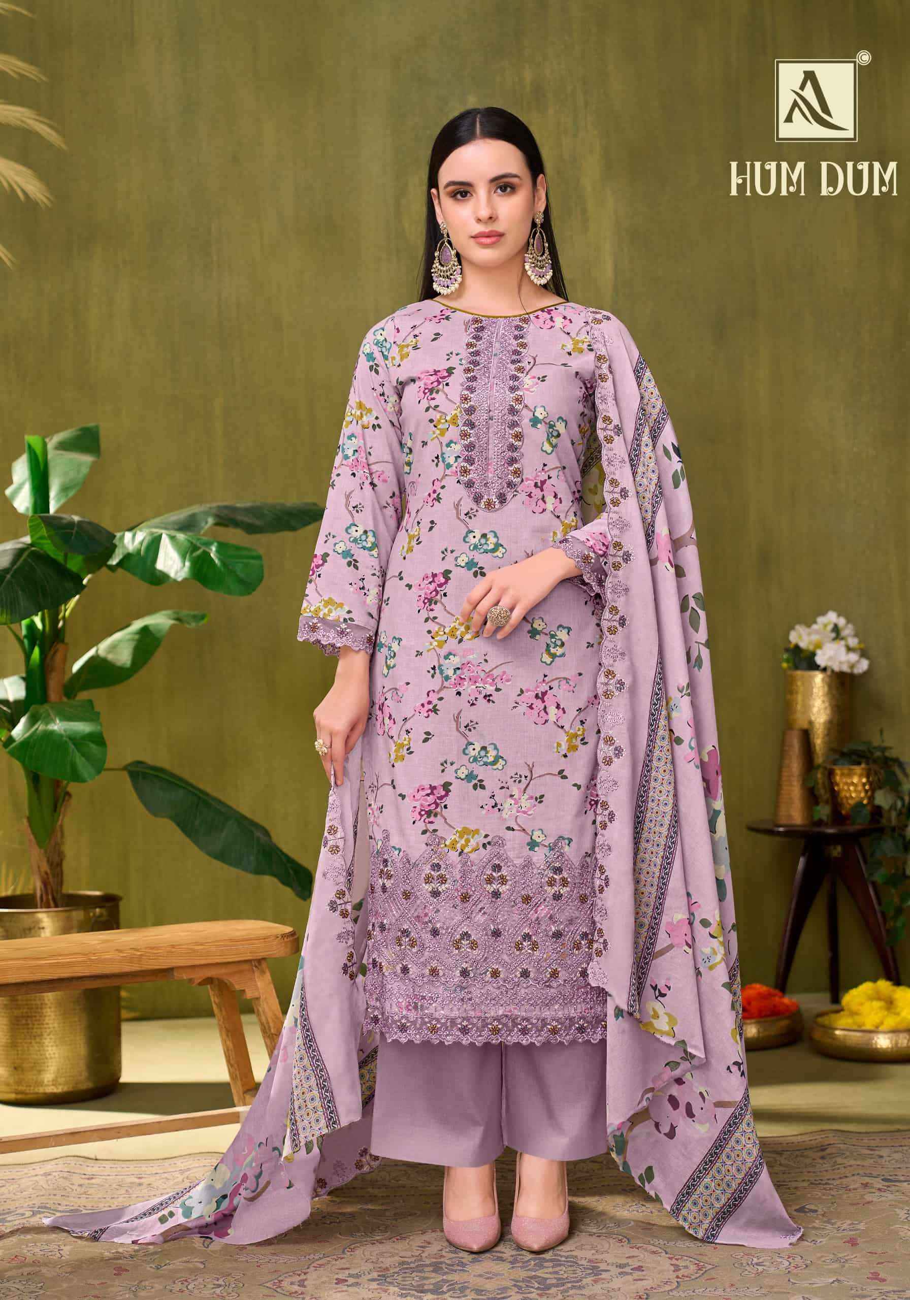 Alok Suit Hum Dum Pure Cotton Dress Dress Material 8 Pcs Catalog