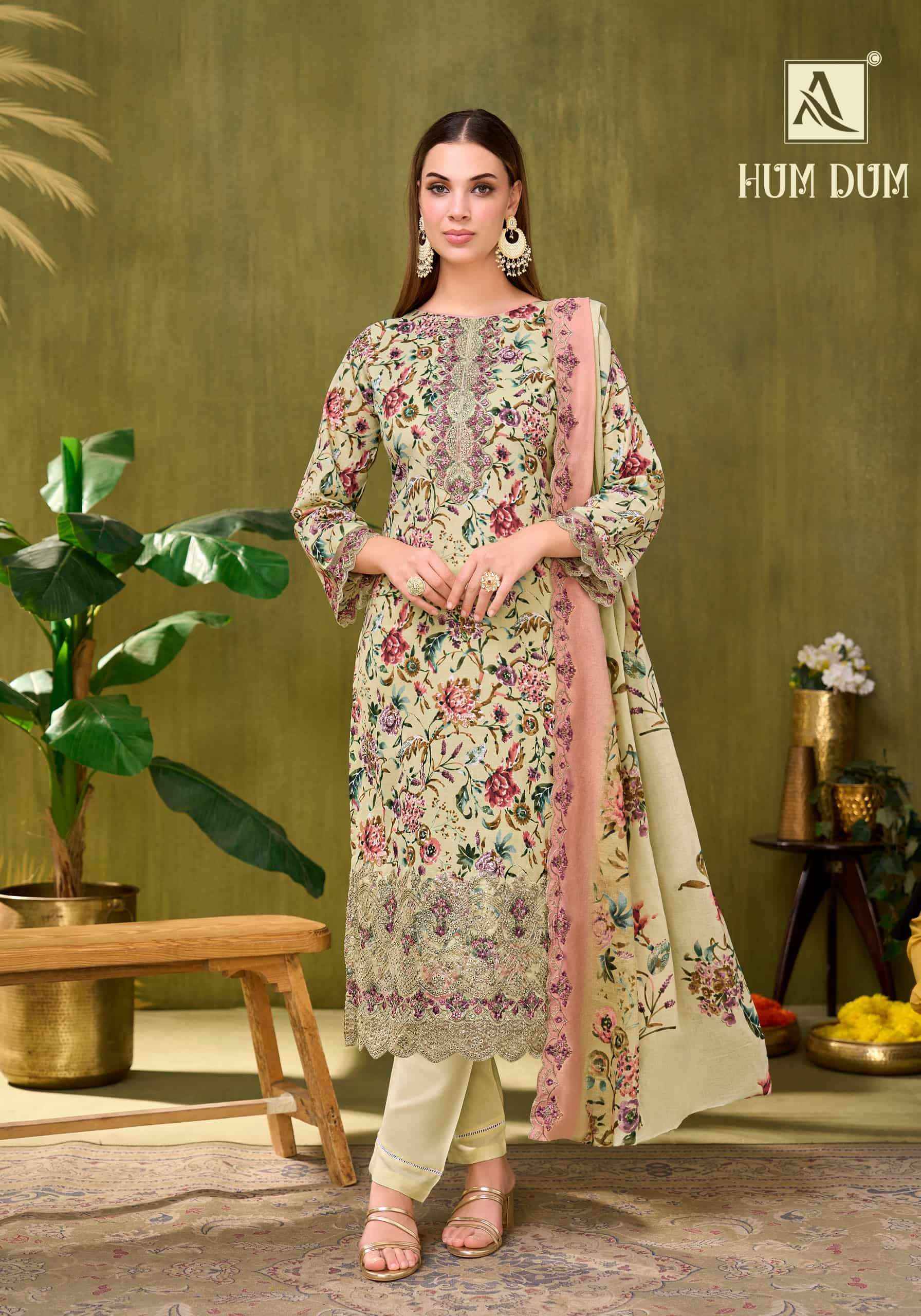 Alok Suit Hum Dum Pure Cotton Dress Dress Material 8 Pcs Catalog