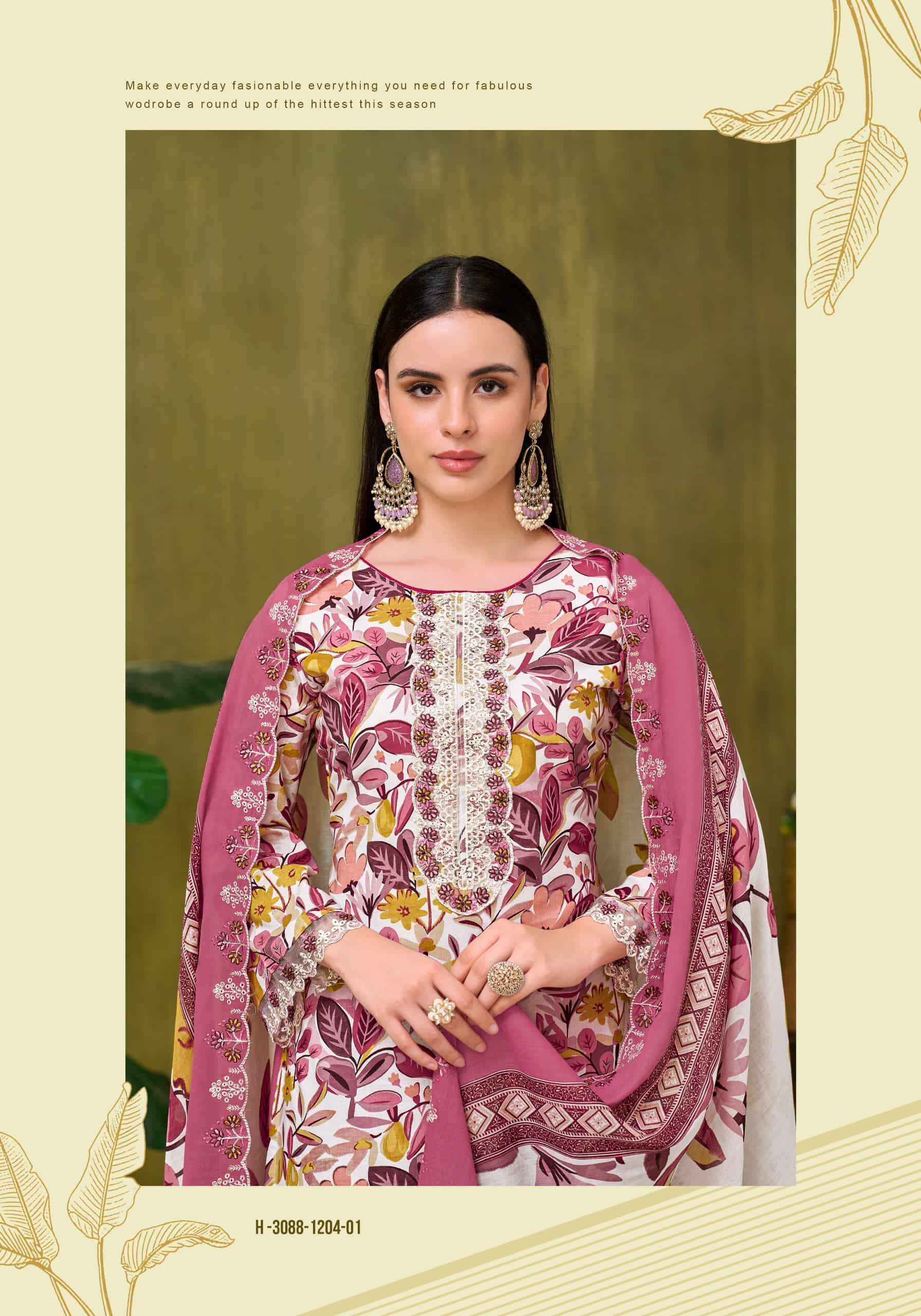 Alok Suit Hum Dum Pure Cotton Dress Dress Material 8 Pcs Catalog