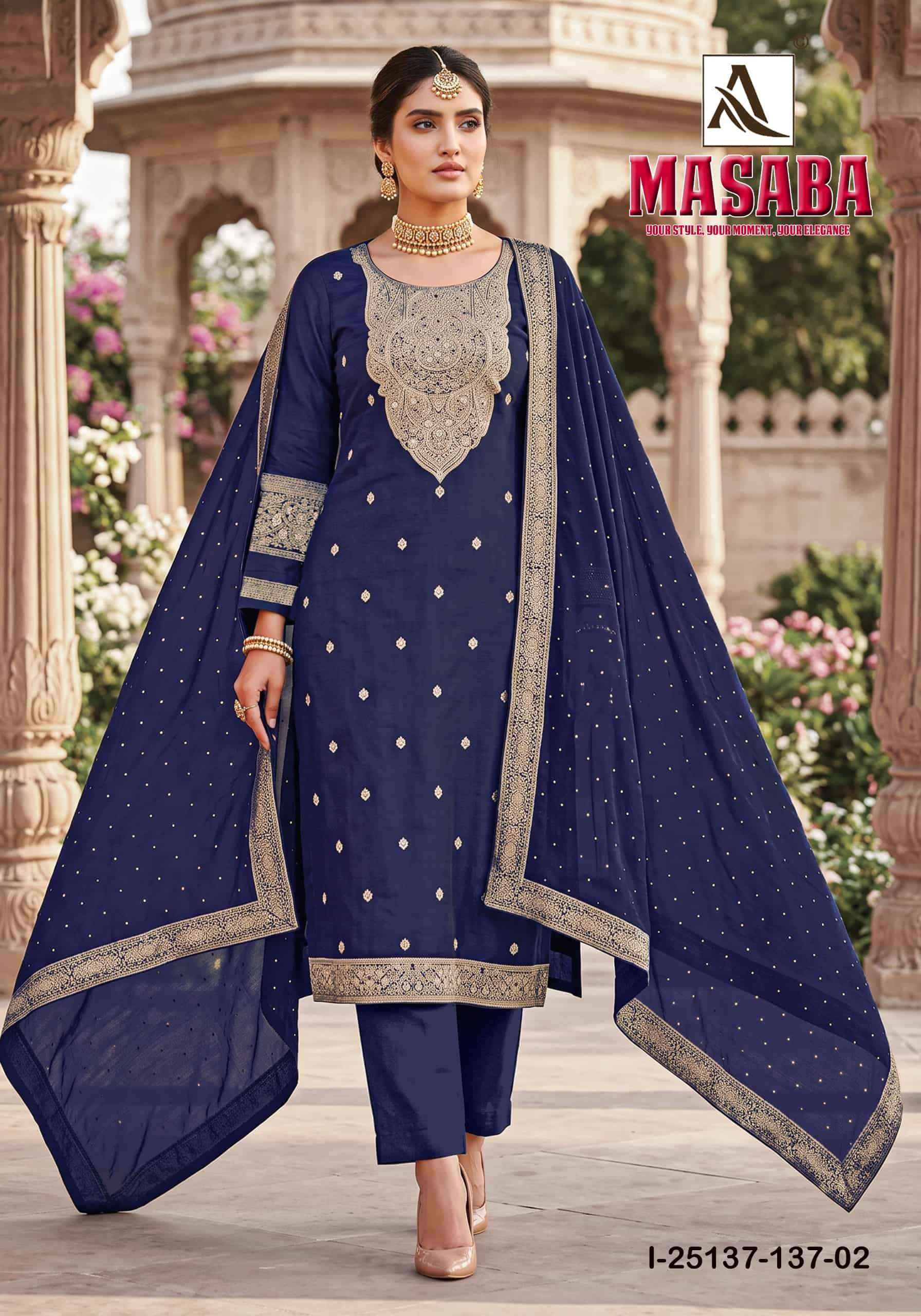 Alok Suit Masaba Designer Jacquard Suit Wholesale Price 6 Pcs Catalog