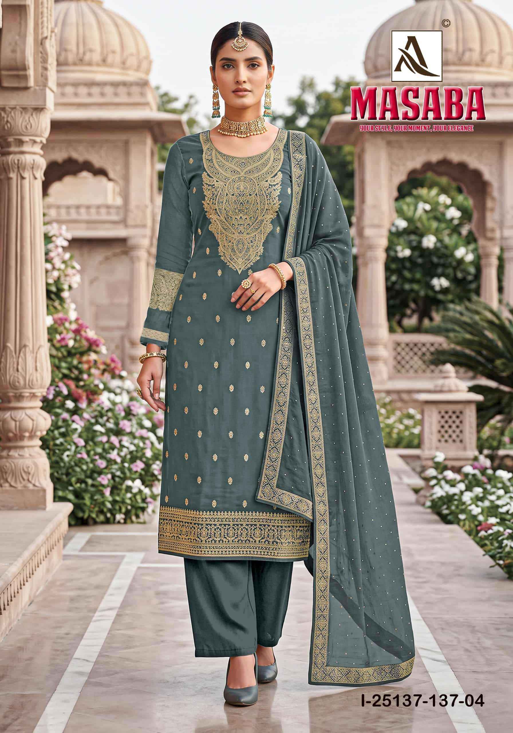 Alok Suit Masaba Designer Jacquard Suit Wholesale Price 6 Pcs Catalog