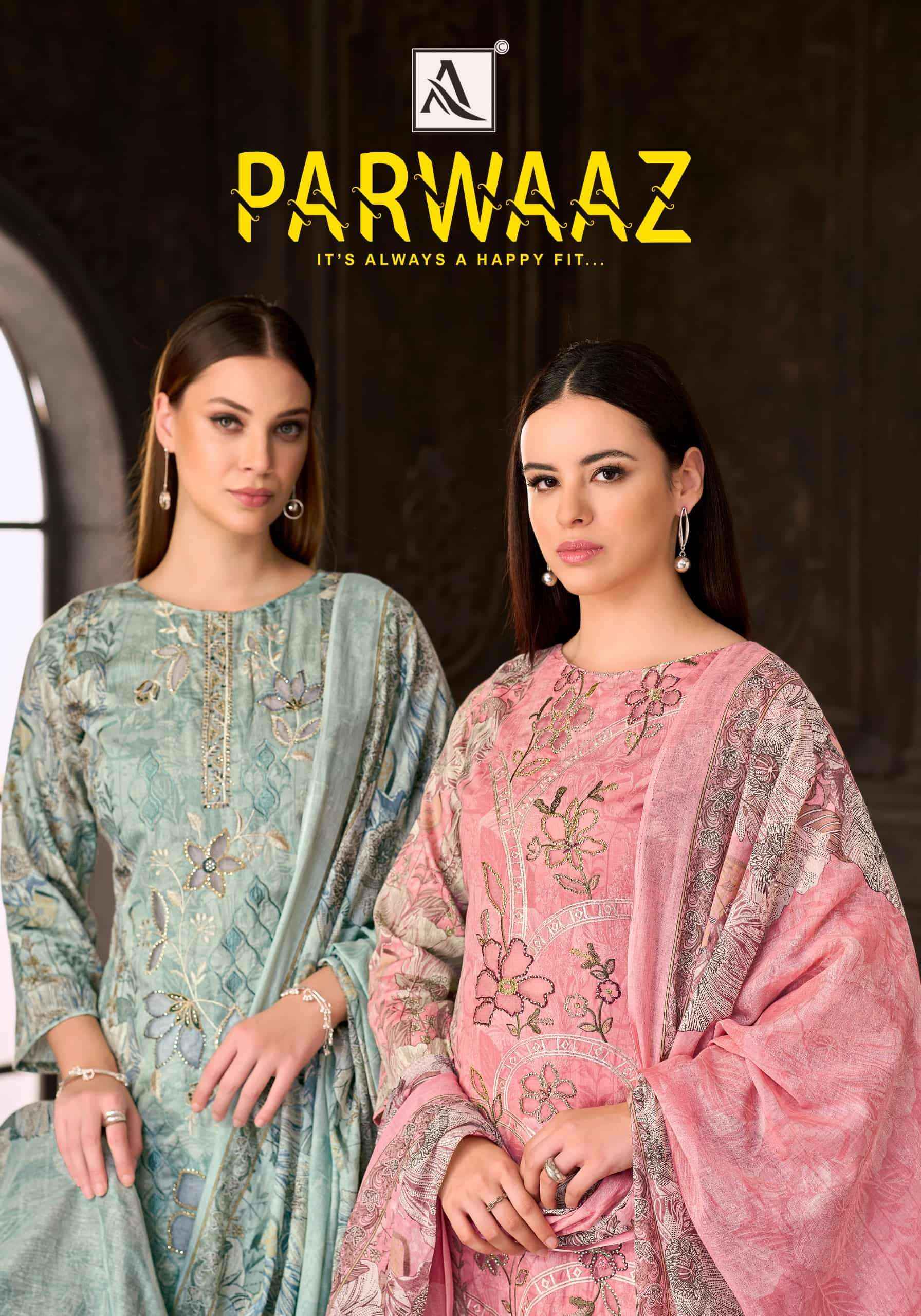 Alok Suit Parwaaz Fancy Cotton Dress Material  4 Pcs Catalog 