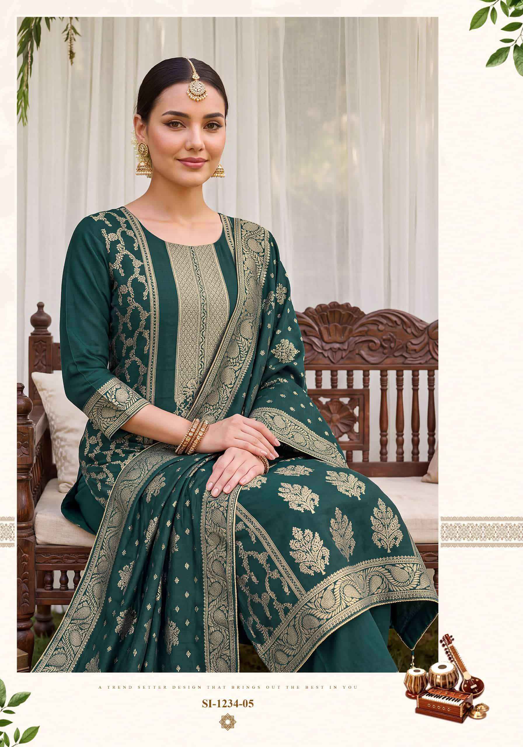Alok Suit Sargun Edition 8 Premium Ladies Dress 6 Pcs Catalogue