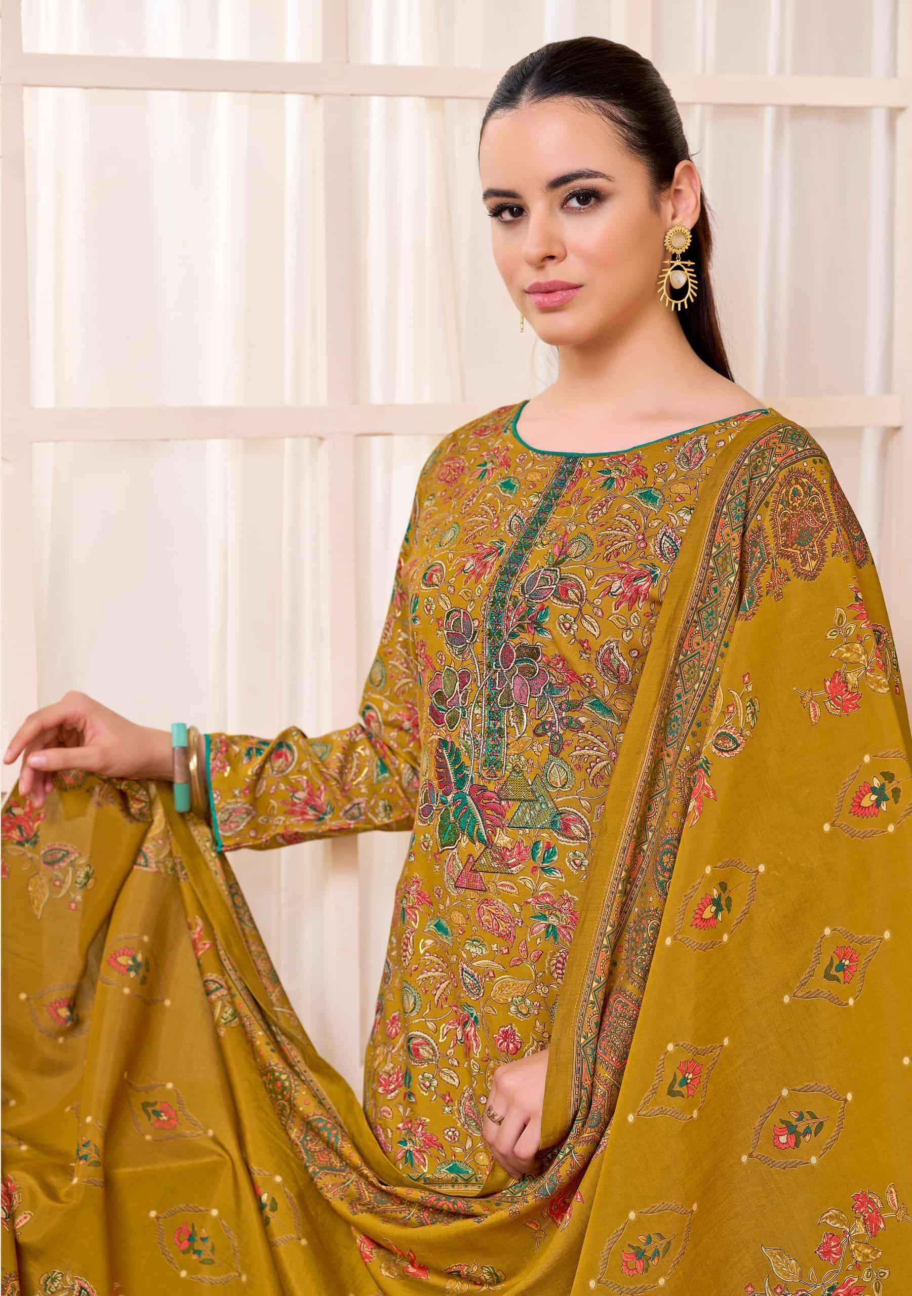 Alok Suit Zarina Edition 21 Unstitch Dress Material 6 Pcs Catalog