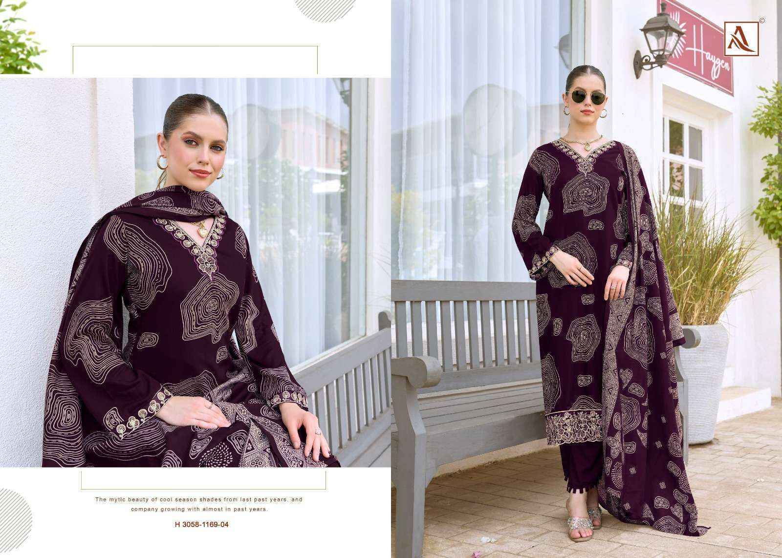 Alok Turkish Edition 19 Viscose Reyon Dress Material 6 pcs Catalog With Price