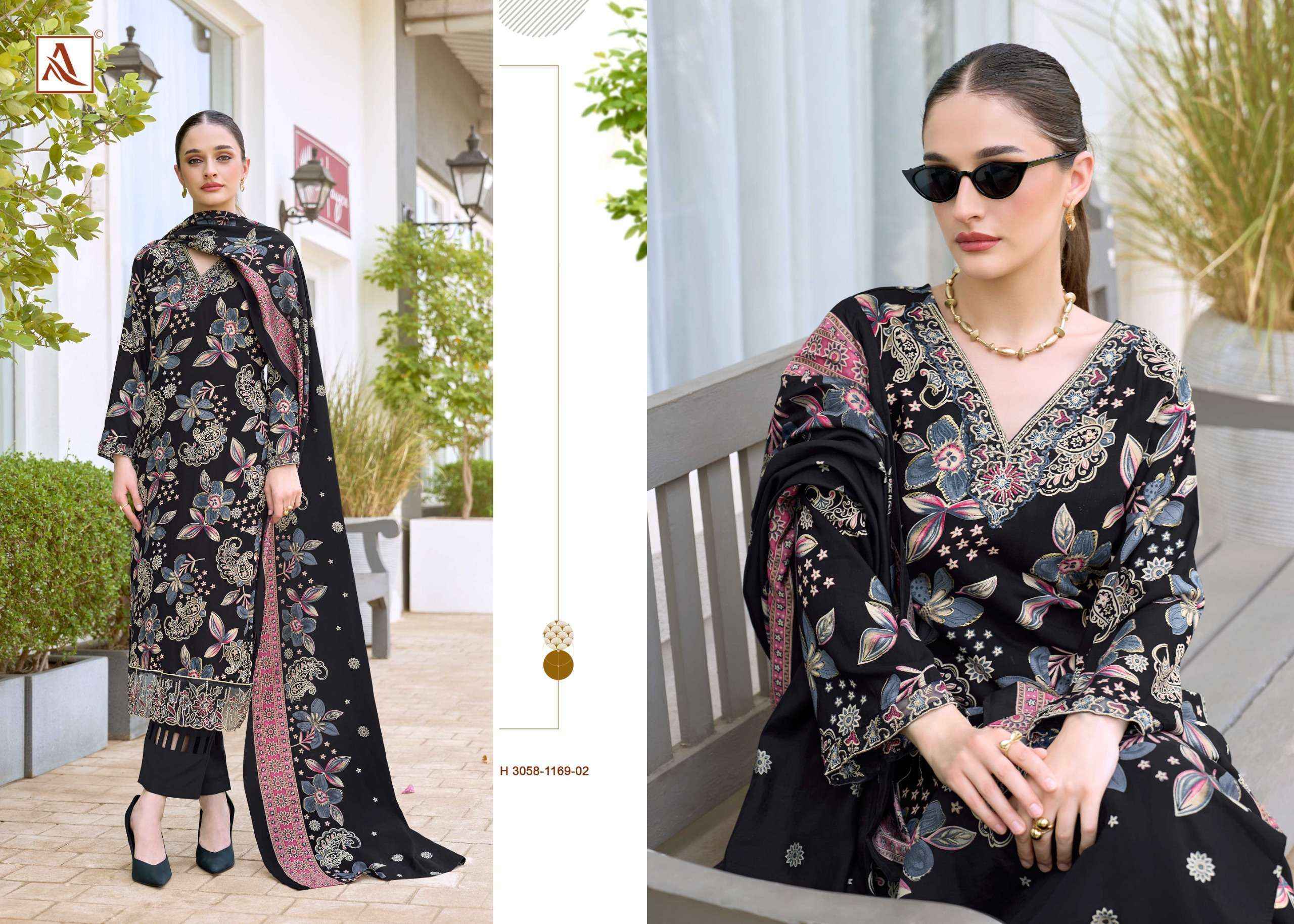 Alok Turkish Edition 19 Viscose Reyon Dress Material 6 pcs Catalog With Price