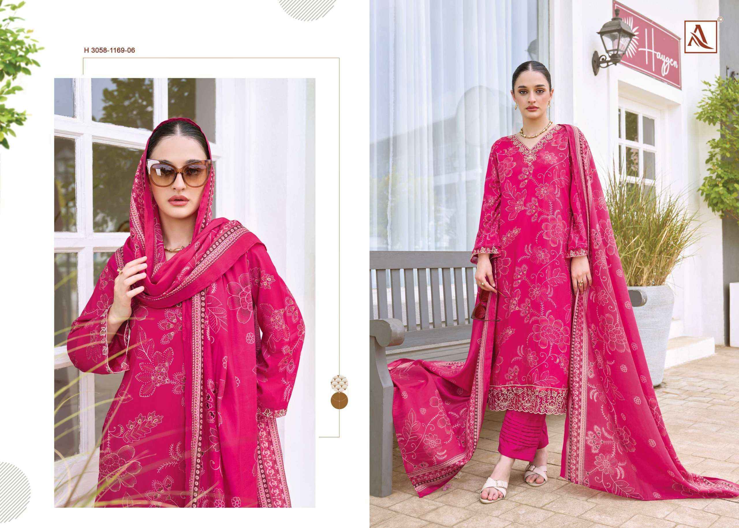 Alok Turkish Edition 19 Viscose Reyon Dress Material 6 pcs Catalog With Price