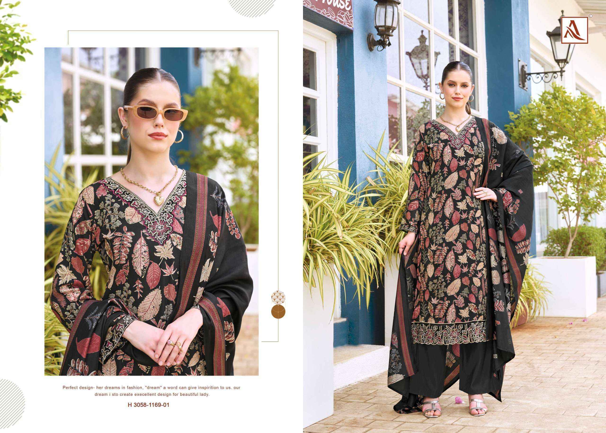 Alok Turkish Edition 19 Viscose Reyon Dress Material 6 pcs Catalog With Price