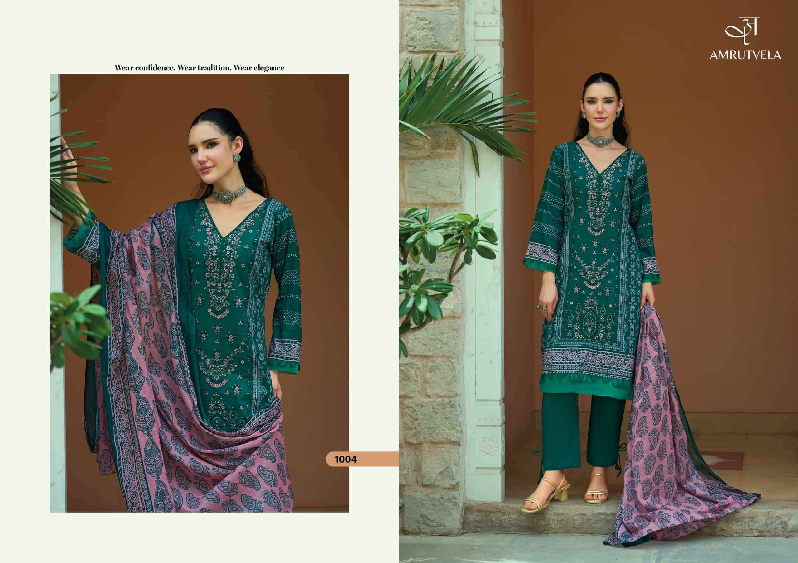 Amrutvela Abu Saeed Pure Cotton Dress Material 6 Pcs Catalog
