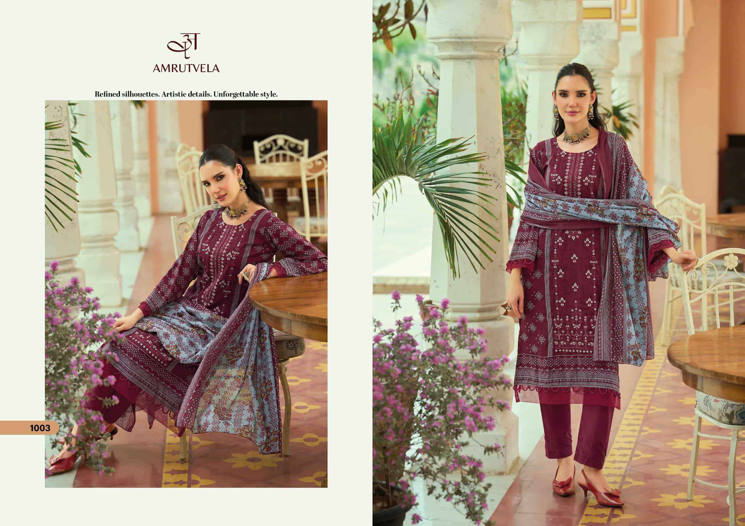 Amrutvela Abu Saeed Pure Cotton Dress Material 6 Pcs Catalog