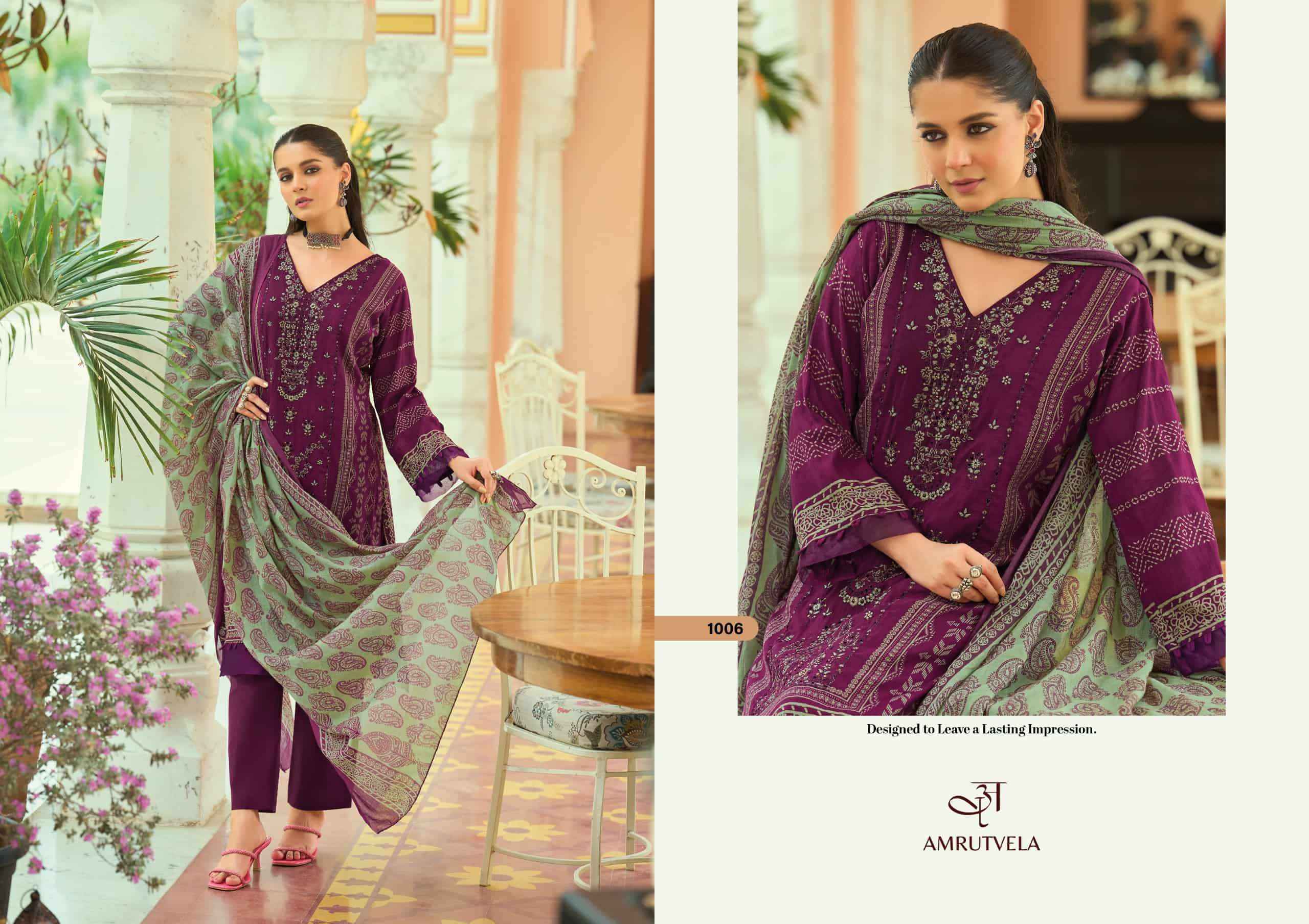 Amrutvela Abu Saeed Pure Cotton Dress Material 6 Pcs Catalog
