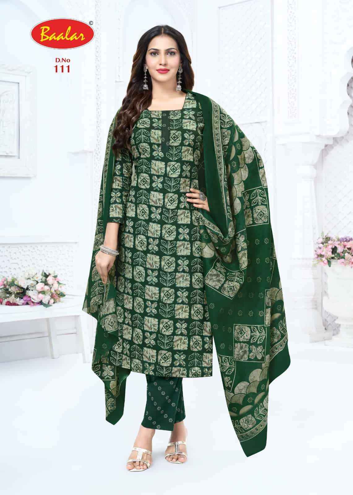 Baalar Zeenat Vol 1 Premium Wear Cotton Dress Material 15 Pcs Catalog
