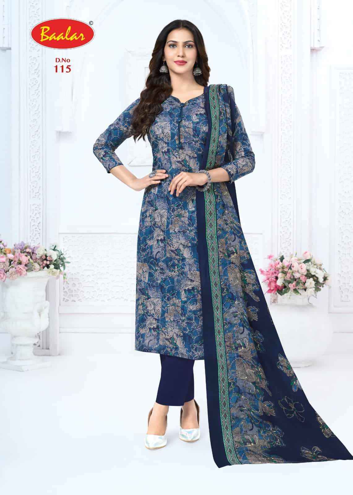Baalar Zeenat Vol 1 Premium Wear Cotton Dress Material 15 Pcs Catalog