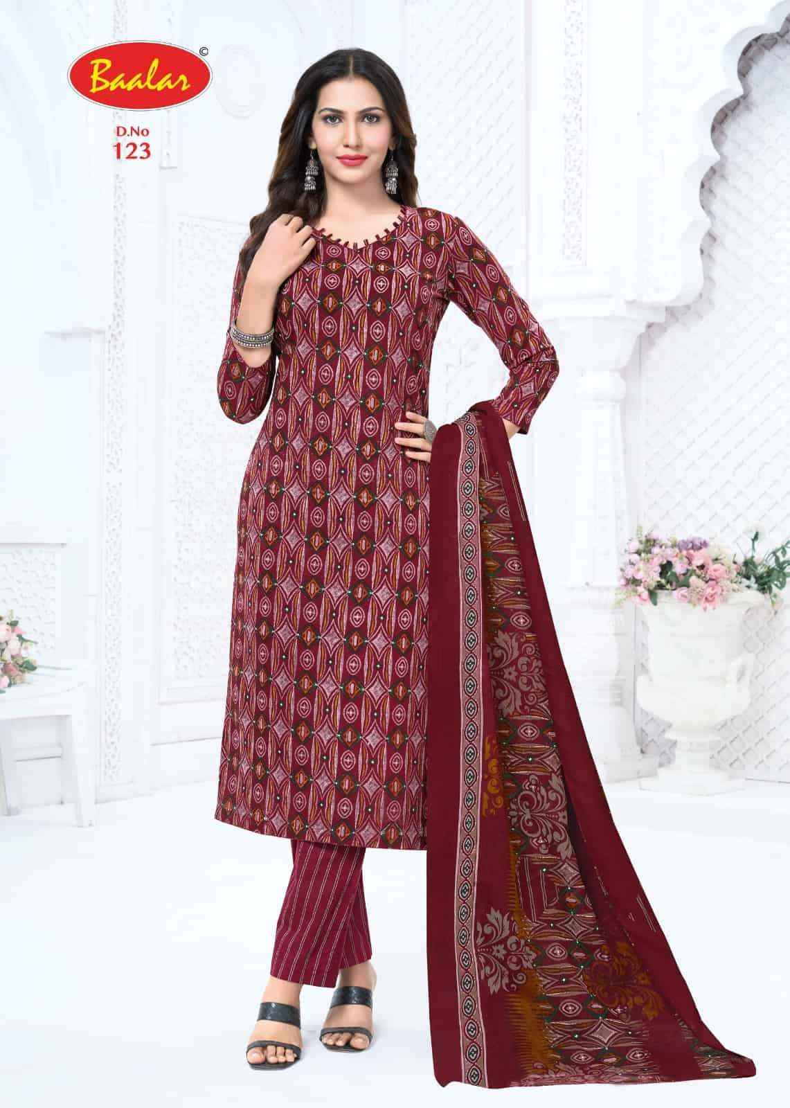 Baalar Zeenat Vol 1 Premium Wear Cotton Dress Material 15 Pcs Catalog