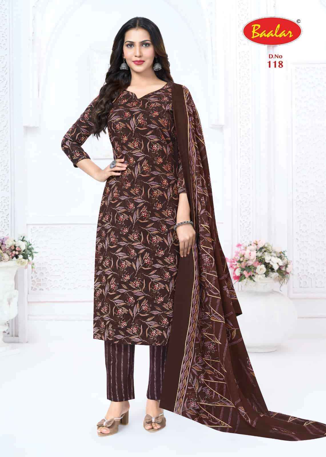 Baalar Zeenat Vol 1 Premium Wear Cotton Dress Material 15 Pcs Catalog
